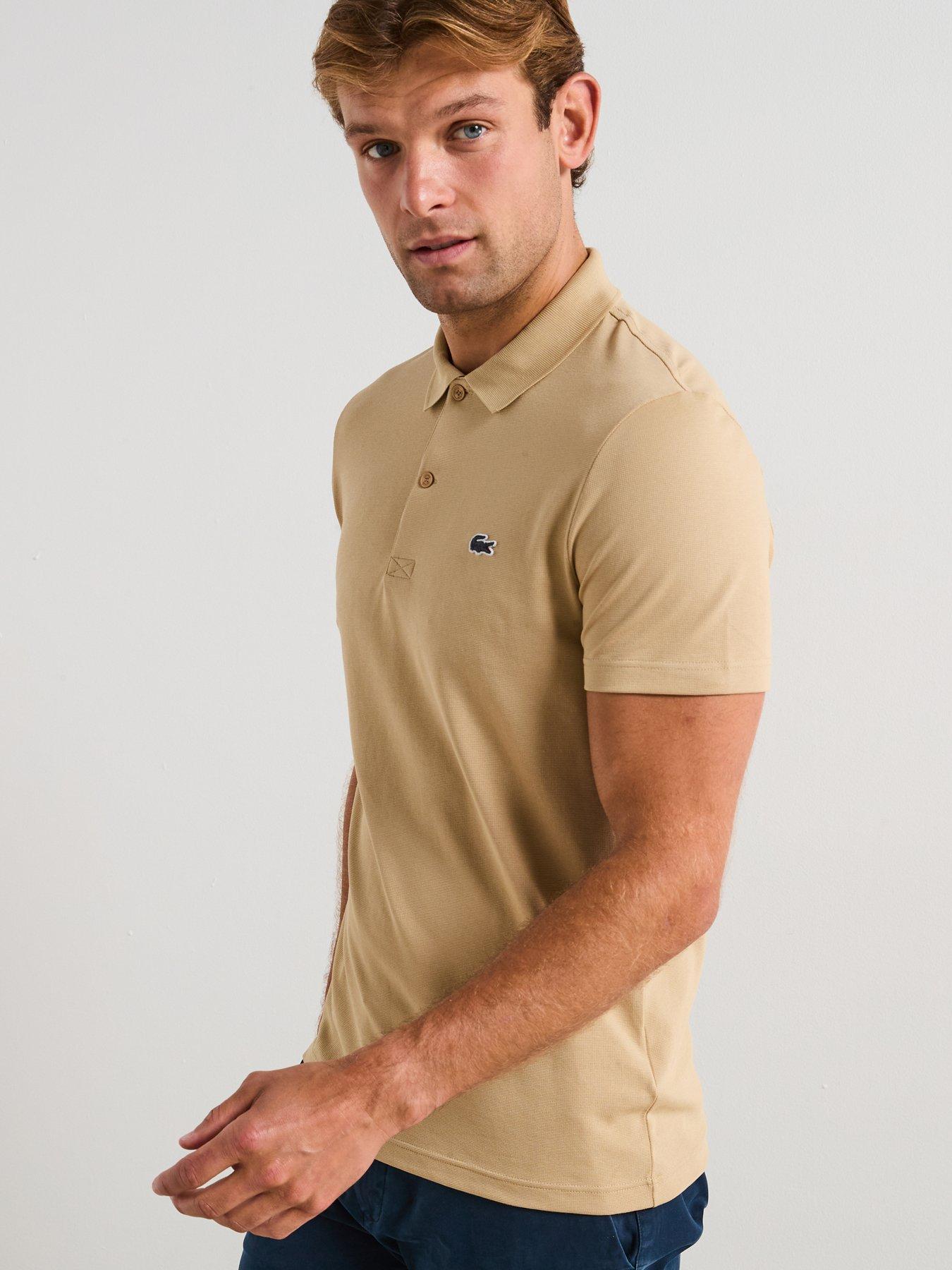 lacoste-regular-fit-ottoman-short-sleeve-polo-shirt-beige