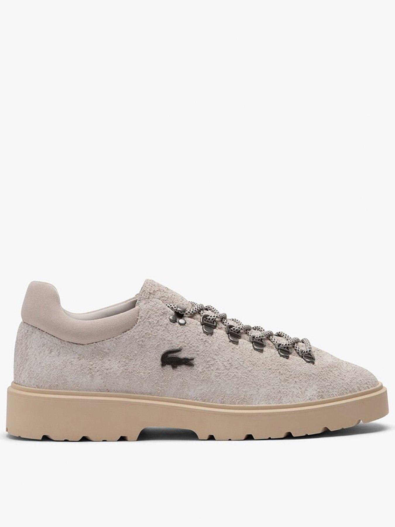  image of lacoste-baseshot-suede-winter-trainersnbsp--beige