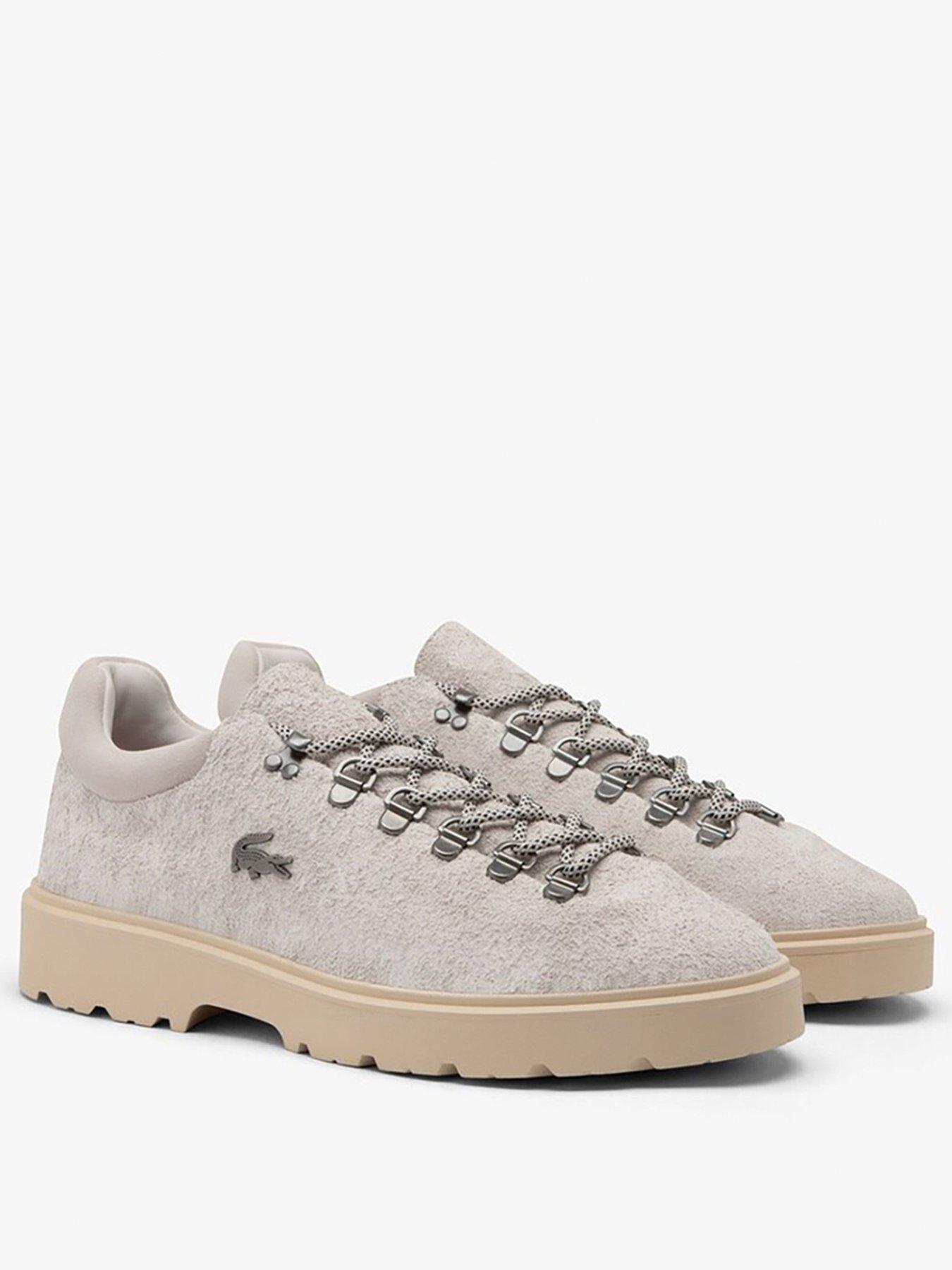  image of lacoste-baseshot-suede-winter-trainersnbsp--beige
