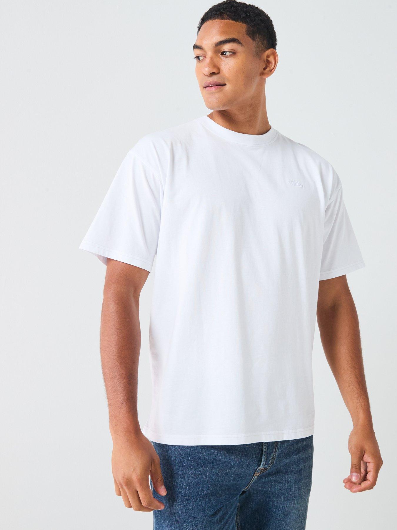  image of diesel-back-print-graphic-t-shirt--white