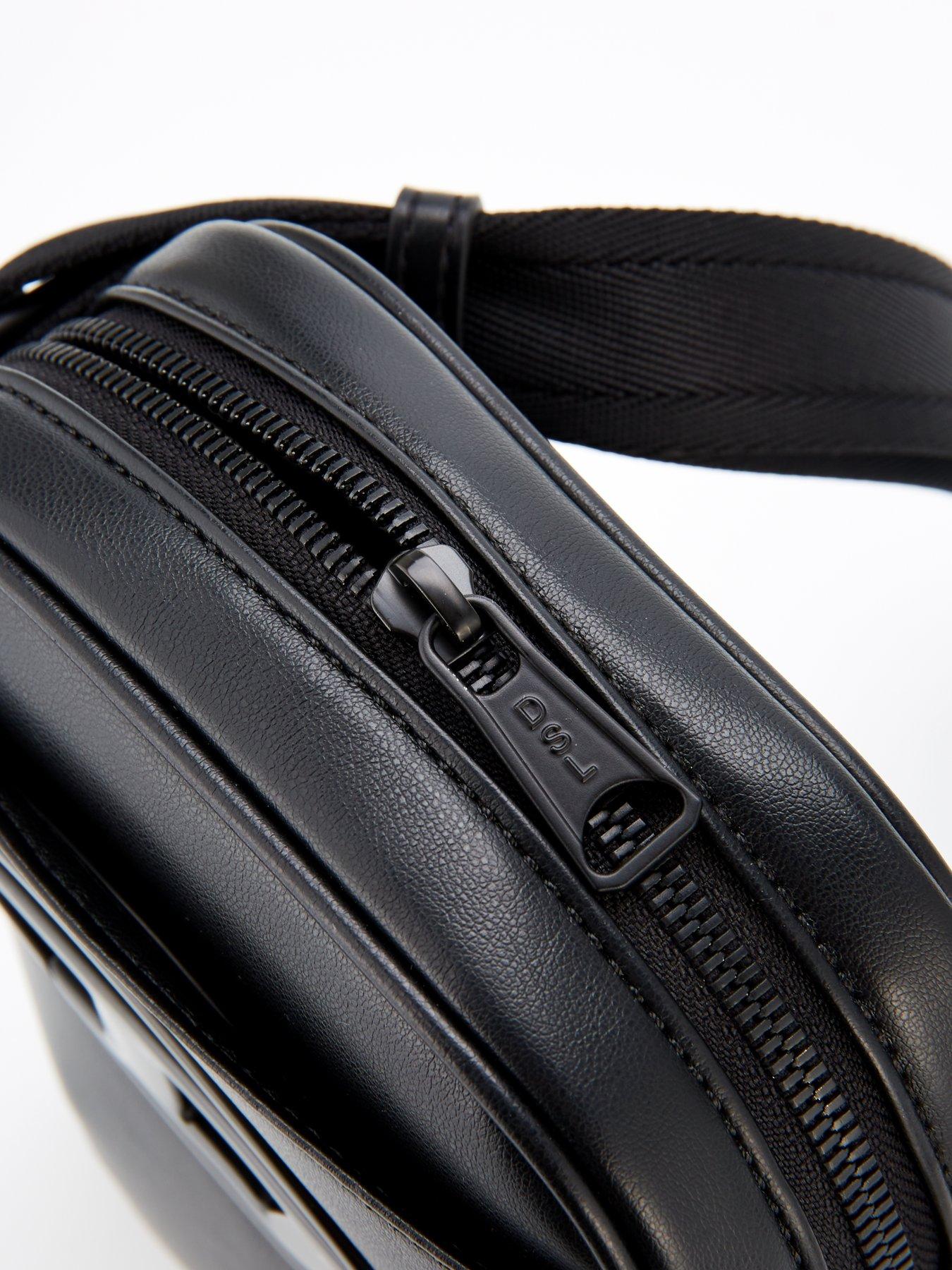 Image 4 of 4 of Diesel D Oval Crossbody Bag- Black