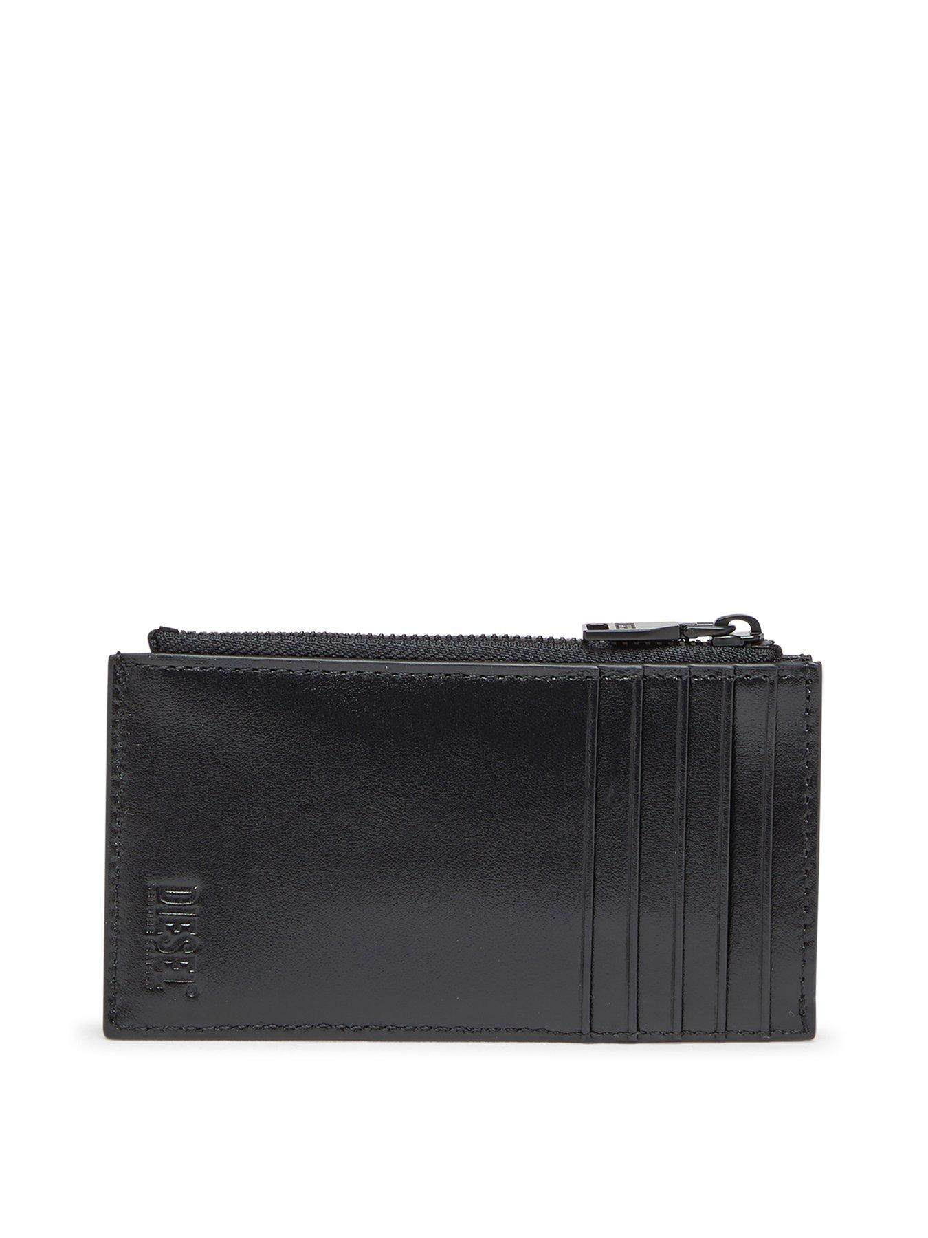  image of diesel-d-oval-card-holder-black