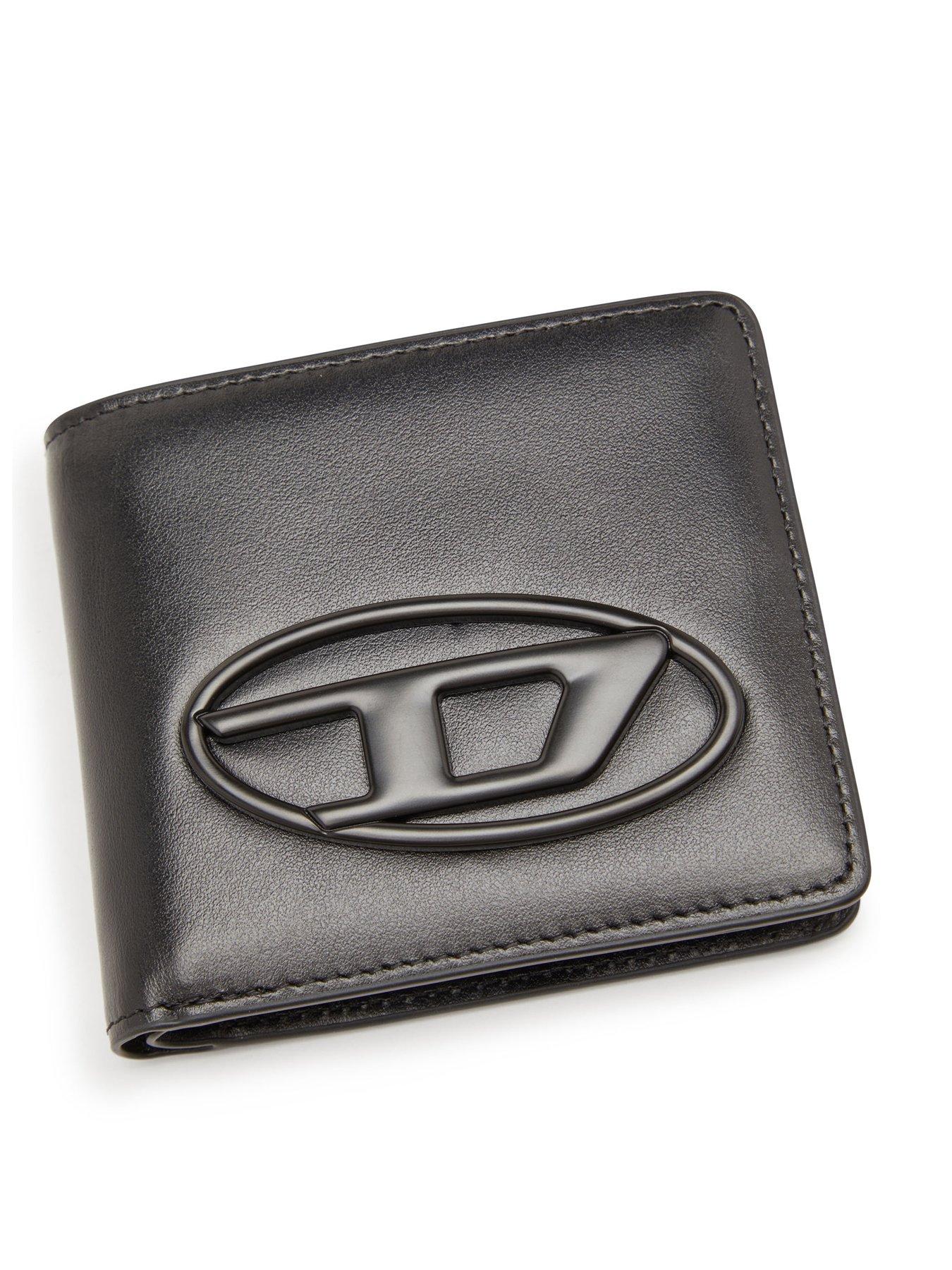  image of diesel-d-oval-bi-fold-wallet--black