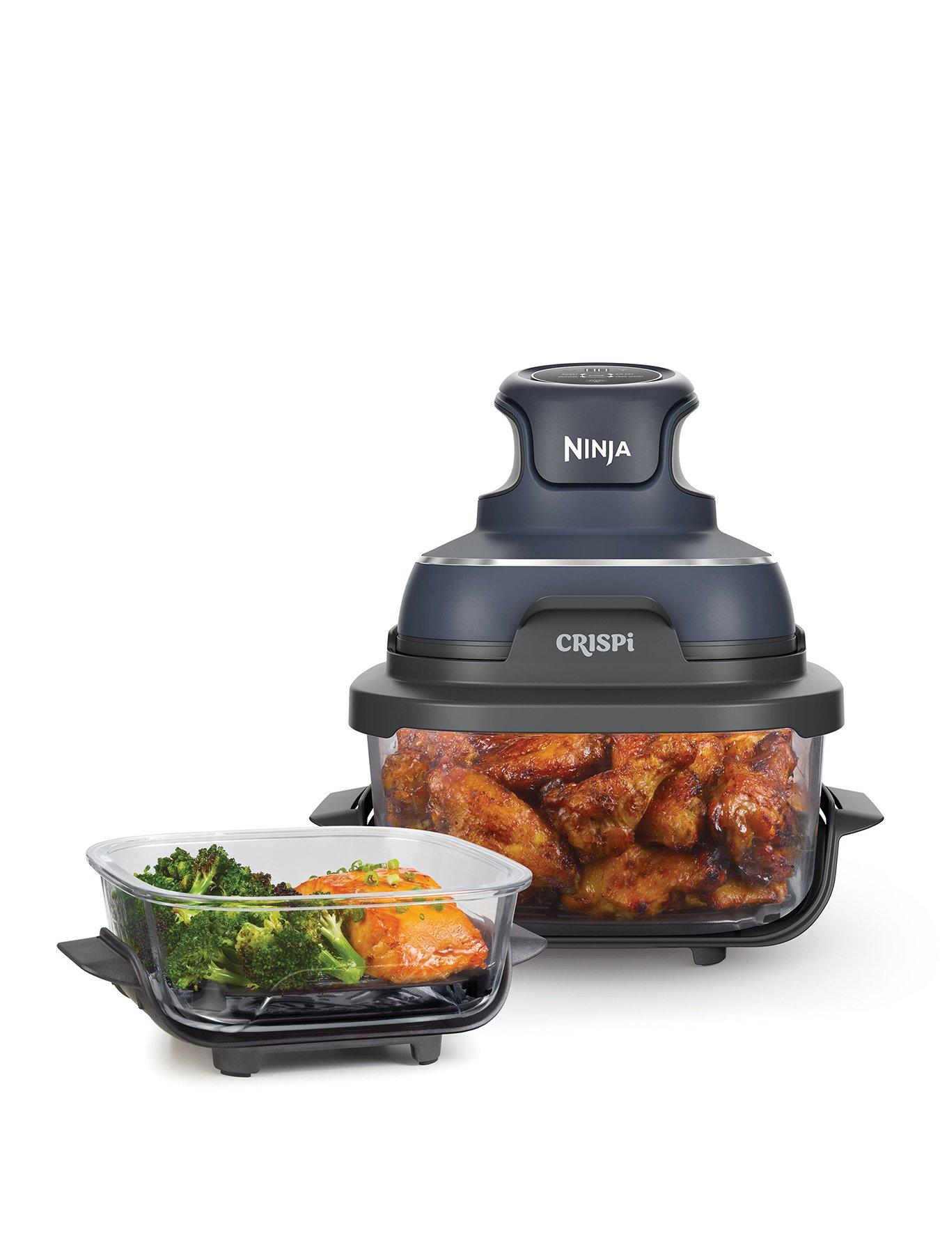 NINJA CRISPi 4-in-1 Portable Glass Air Fryer - Cyber Space FN101UKGY