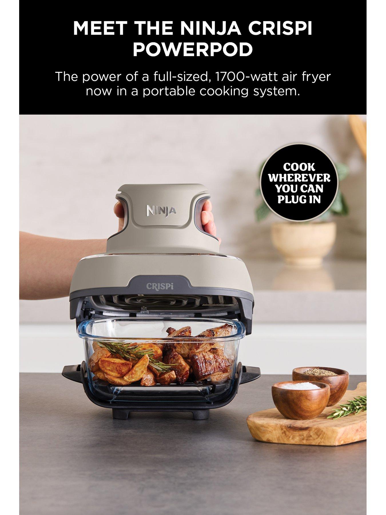 image of ninja-crispi-4-in-1-portable-glass-air-fryer-stone-fn101ukst