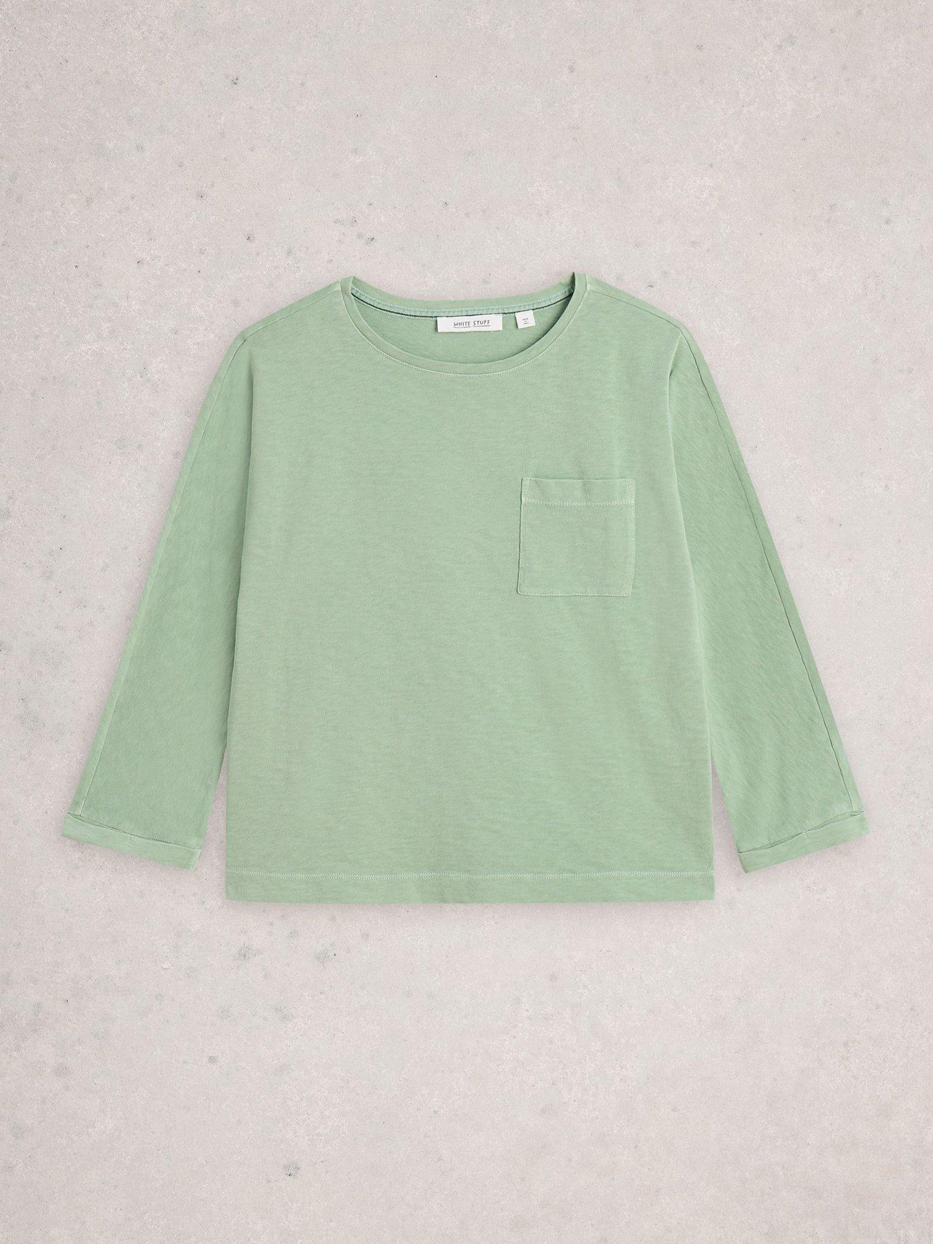 Image 5 of 6 of White Stuff Demi Dolman Top - Green