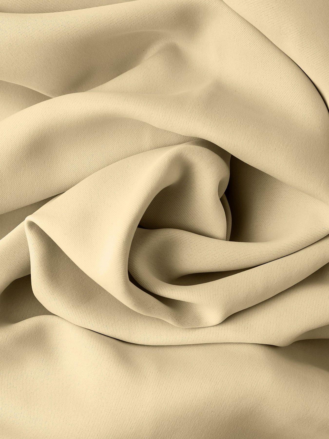 Image 3 of 7 of Very Home Woven Blackout Pleat Curtains 66x54