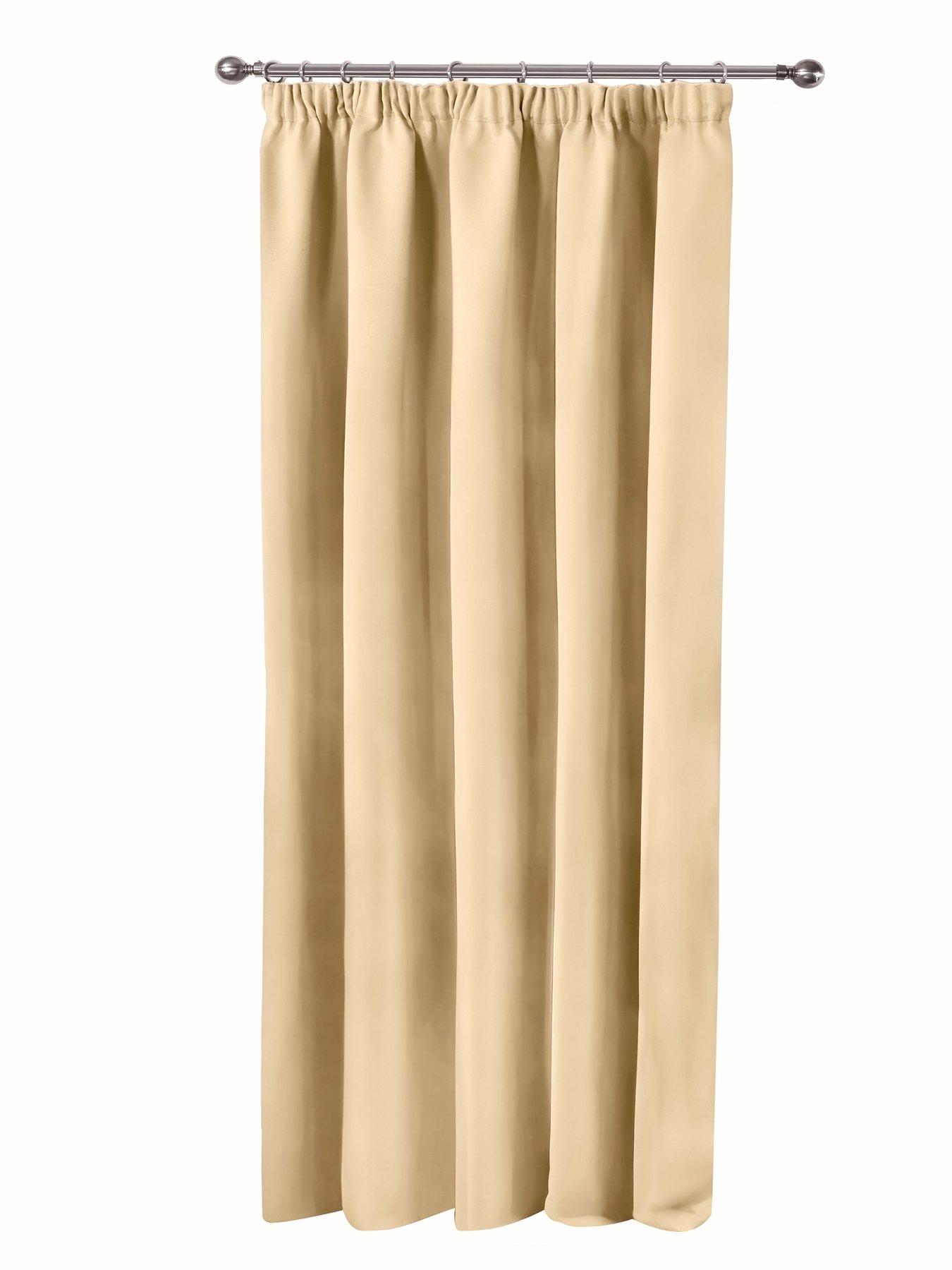 The Very Collection Woven Blackout Pleat Door 46x84