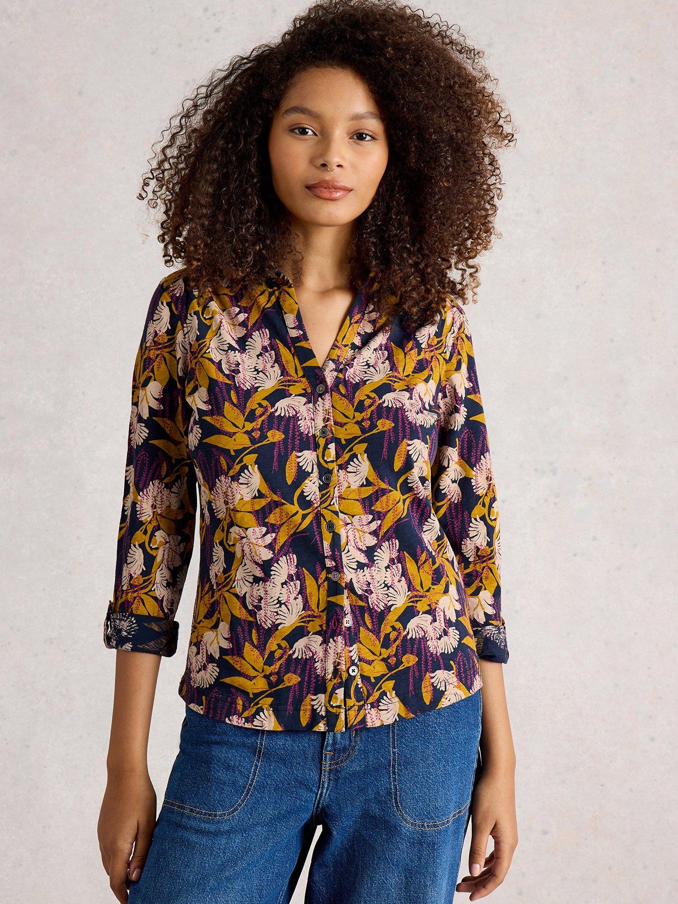 undefined Annie Jersey Shirt - Navy