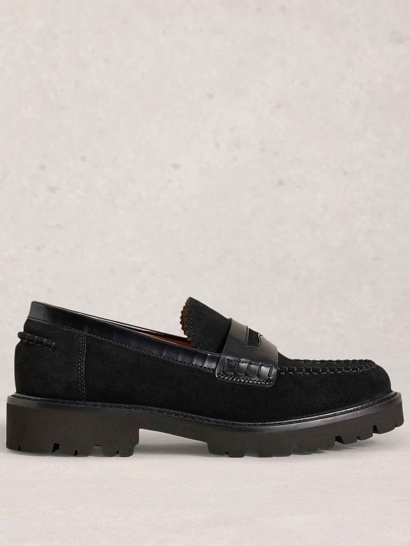 Image 1 of 4 of White Stuff Laura Chunky Loafer - Black