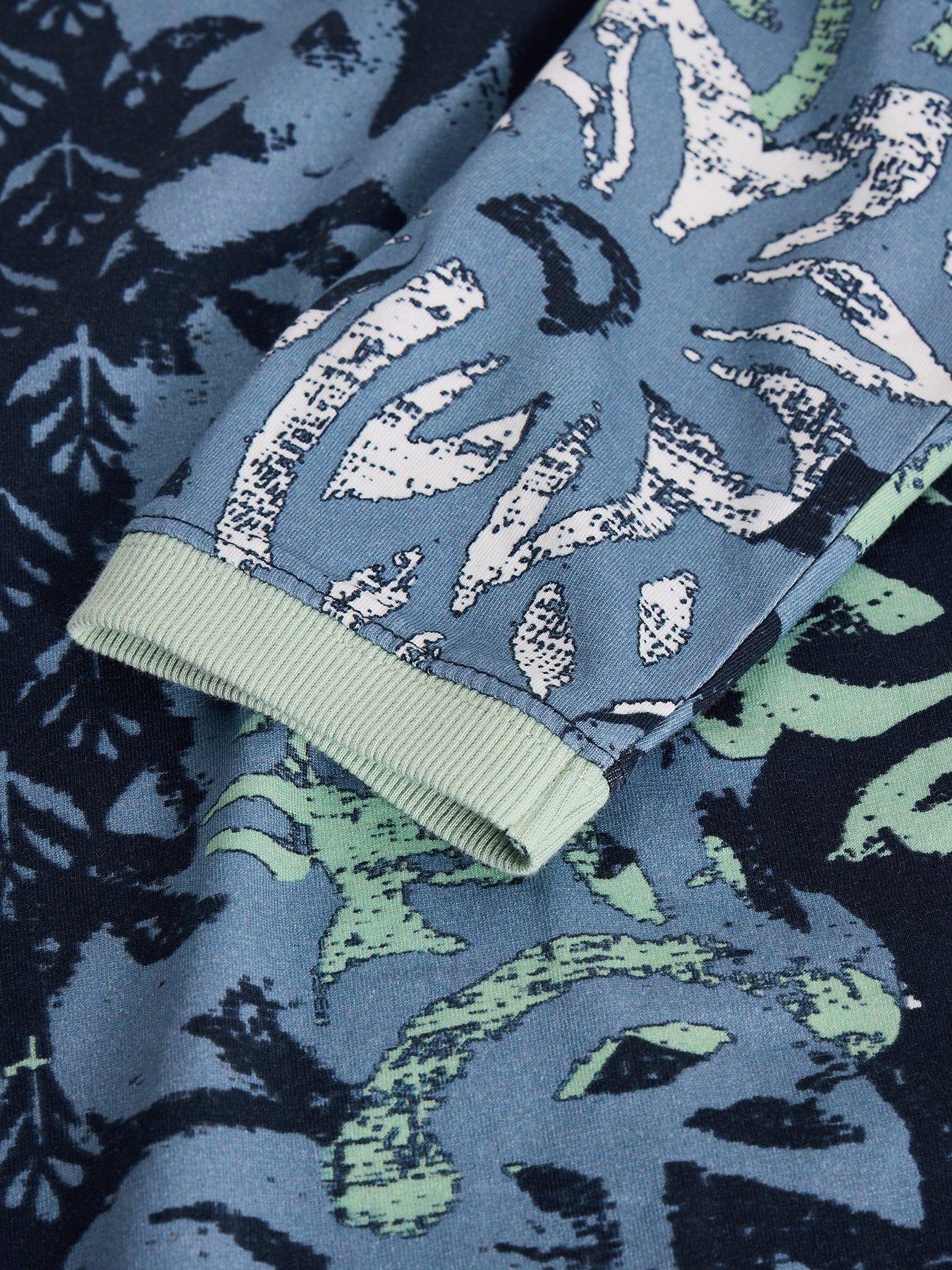  image of white-stuff-clara-stitch-t-shirt-blue