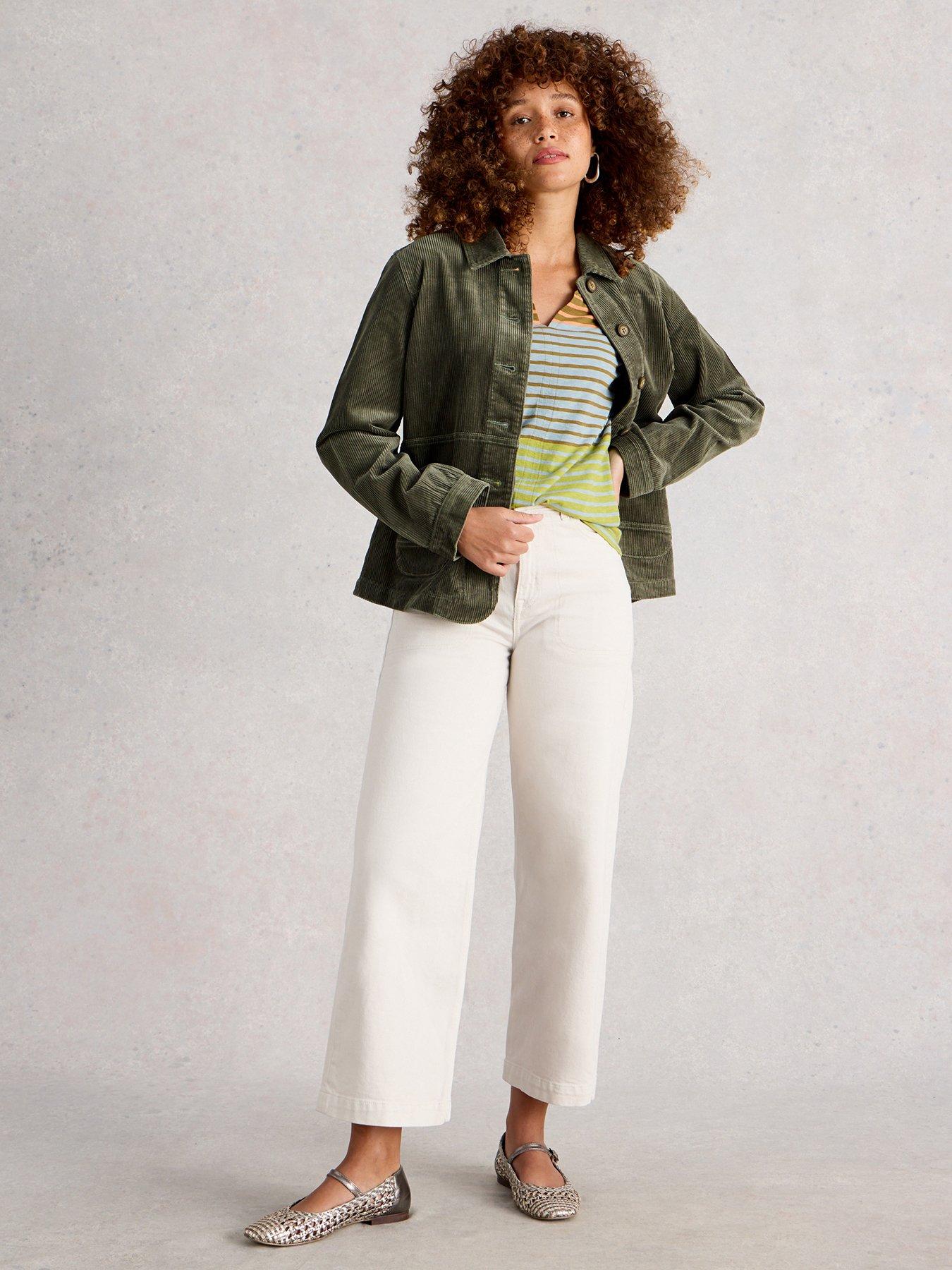 undefined Camie Cord Jacket - Green