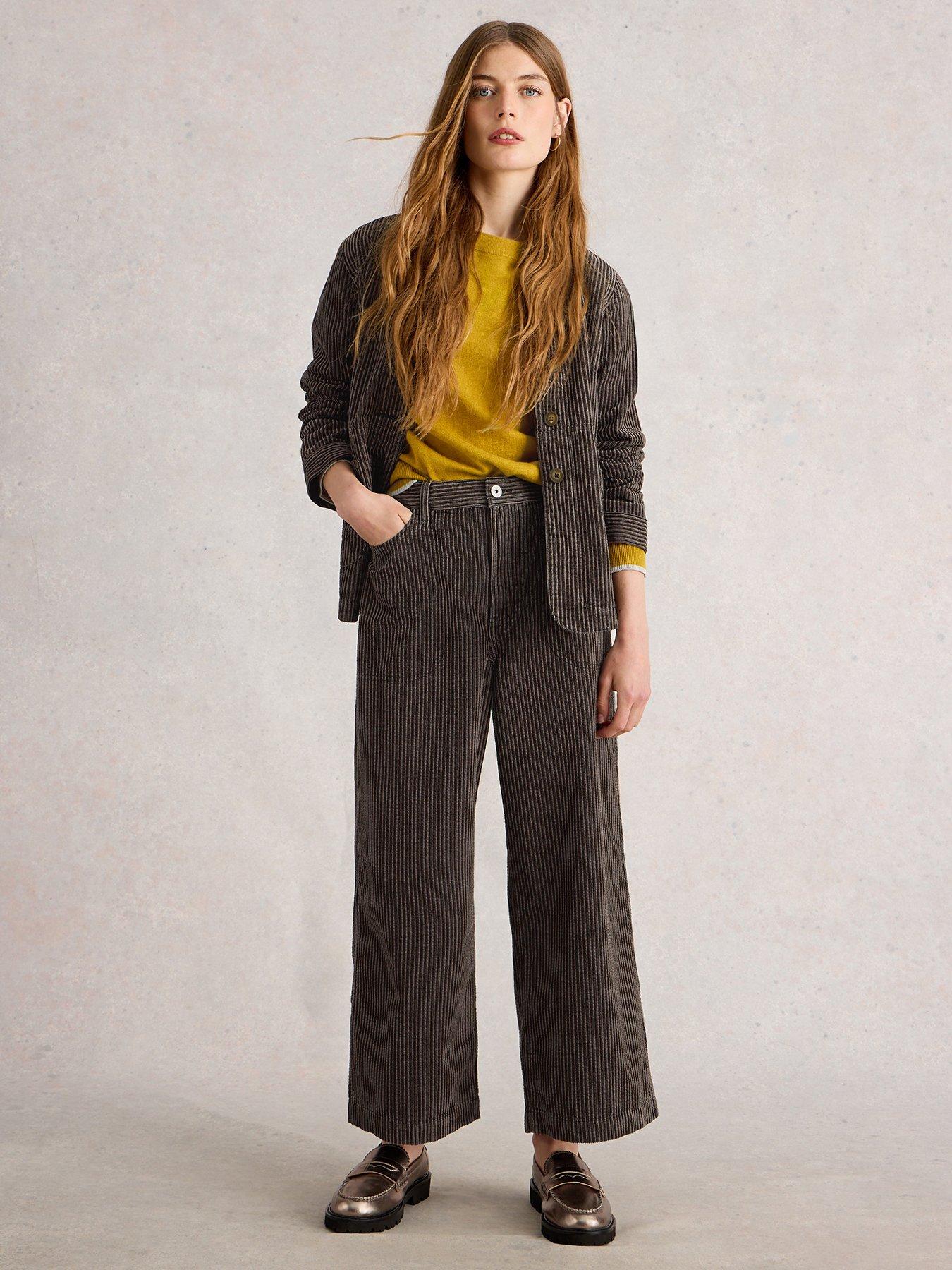 Image 3 of 6 of White Stuff Camie Cord Jacket - Black