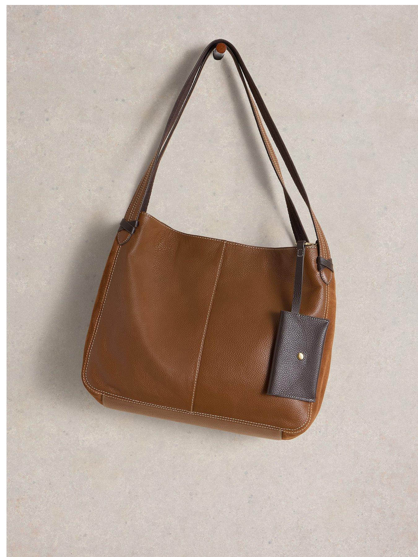 undefined Hettie Leather Tote - Beige