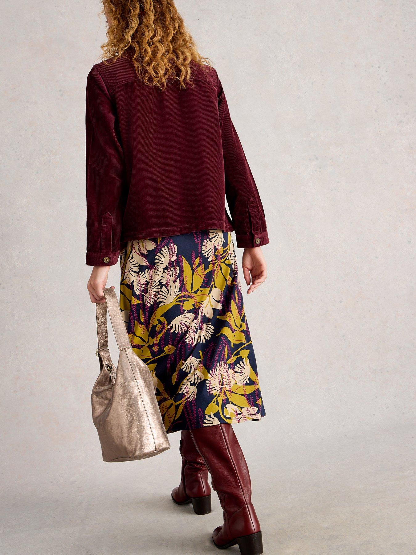 Image 2 of 6 of White Stuff Carrie Cord Jacket - Purple