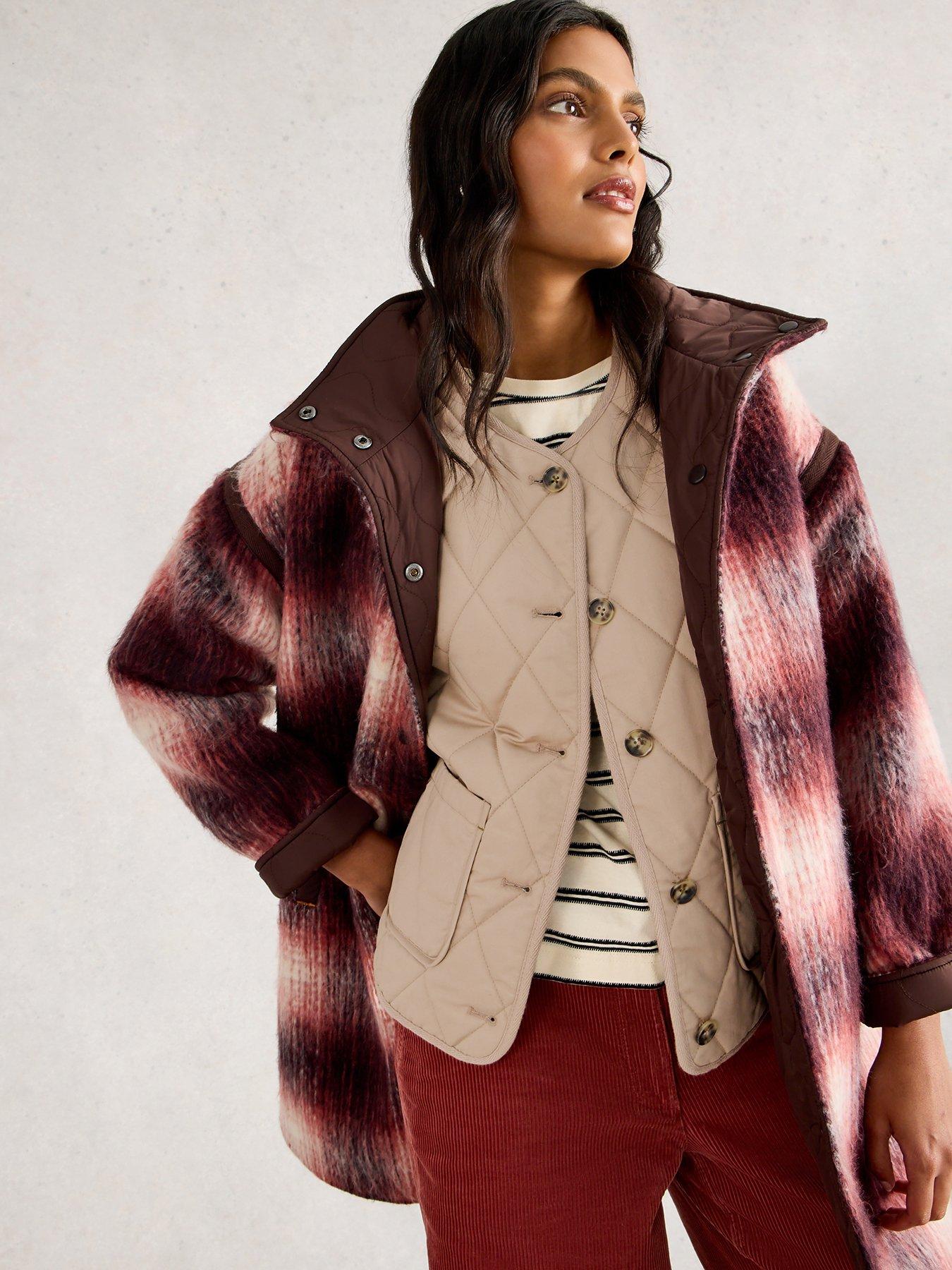 Image 4 of 6 of White Stuff Emily Quilted Gilet - Beige