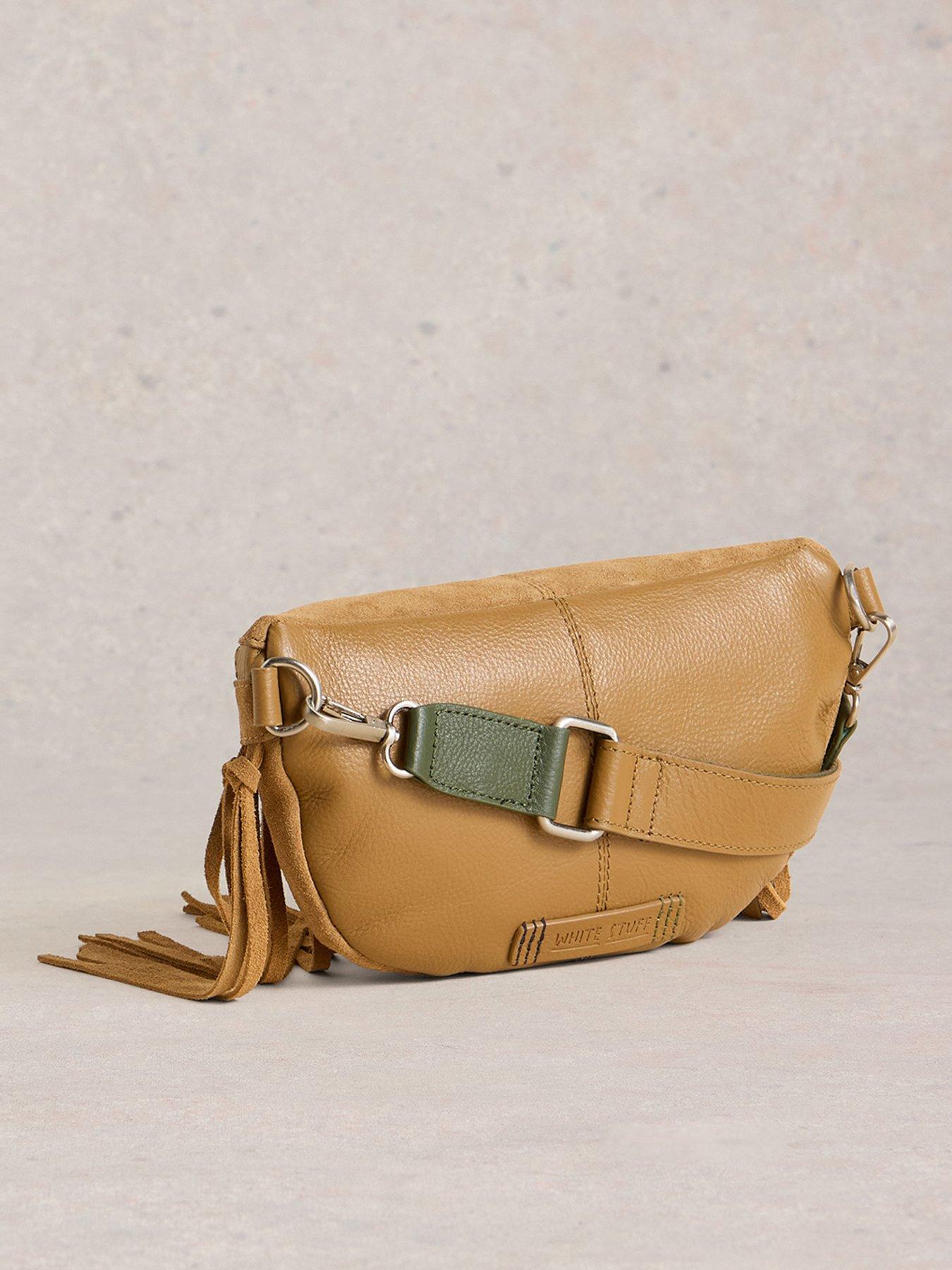 Image 4 of 4 of White Stuff Mini Sebby Tassel Sling Bag - Beige