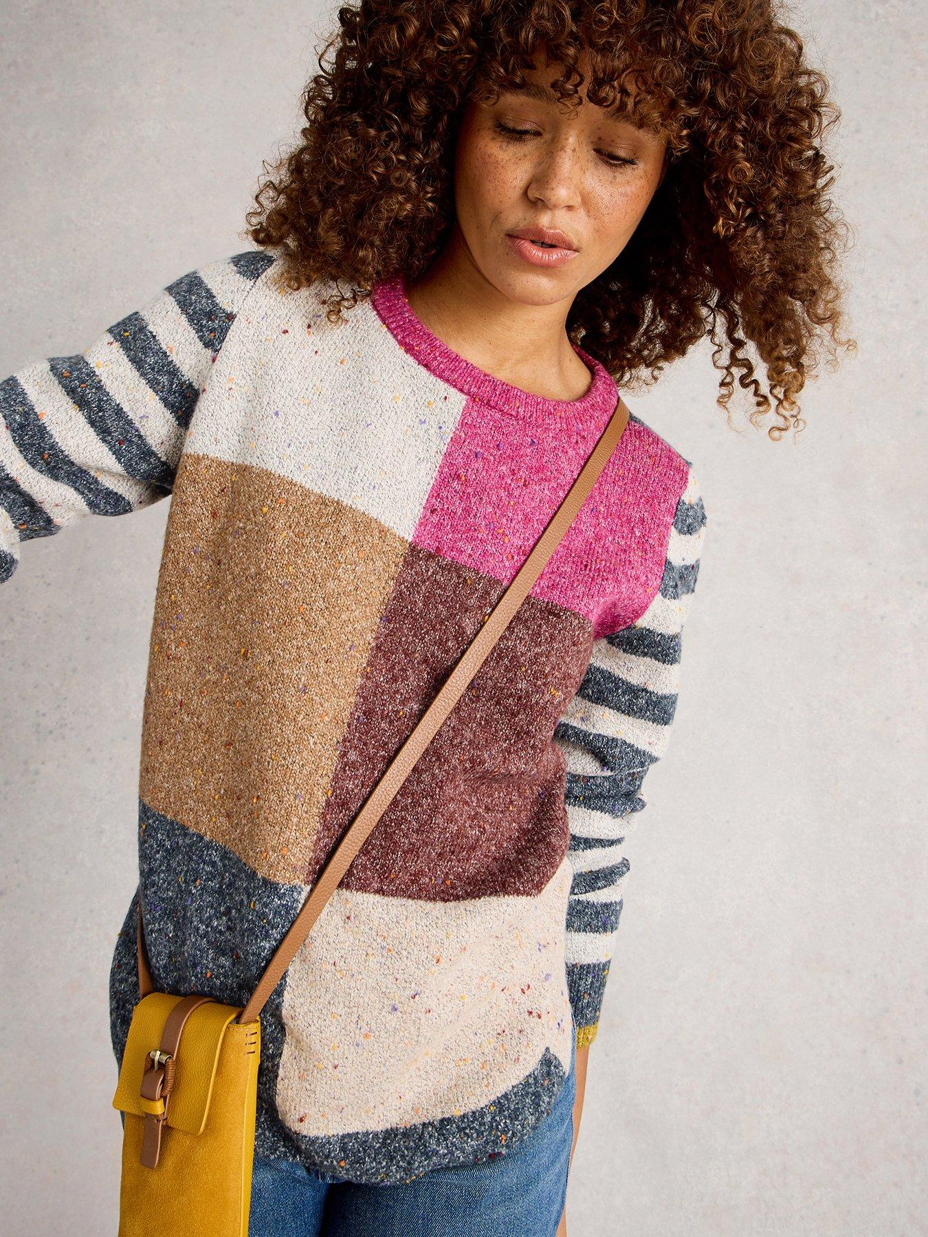 Image 1 of 6 of White Stuff Talia Nep Jumper - Pink
