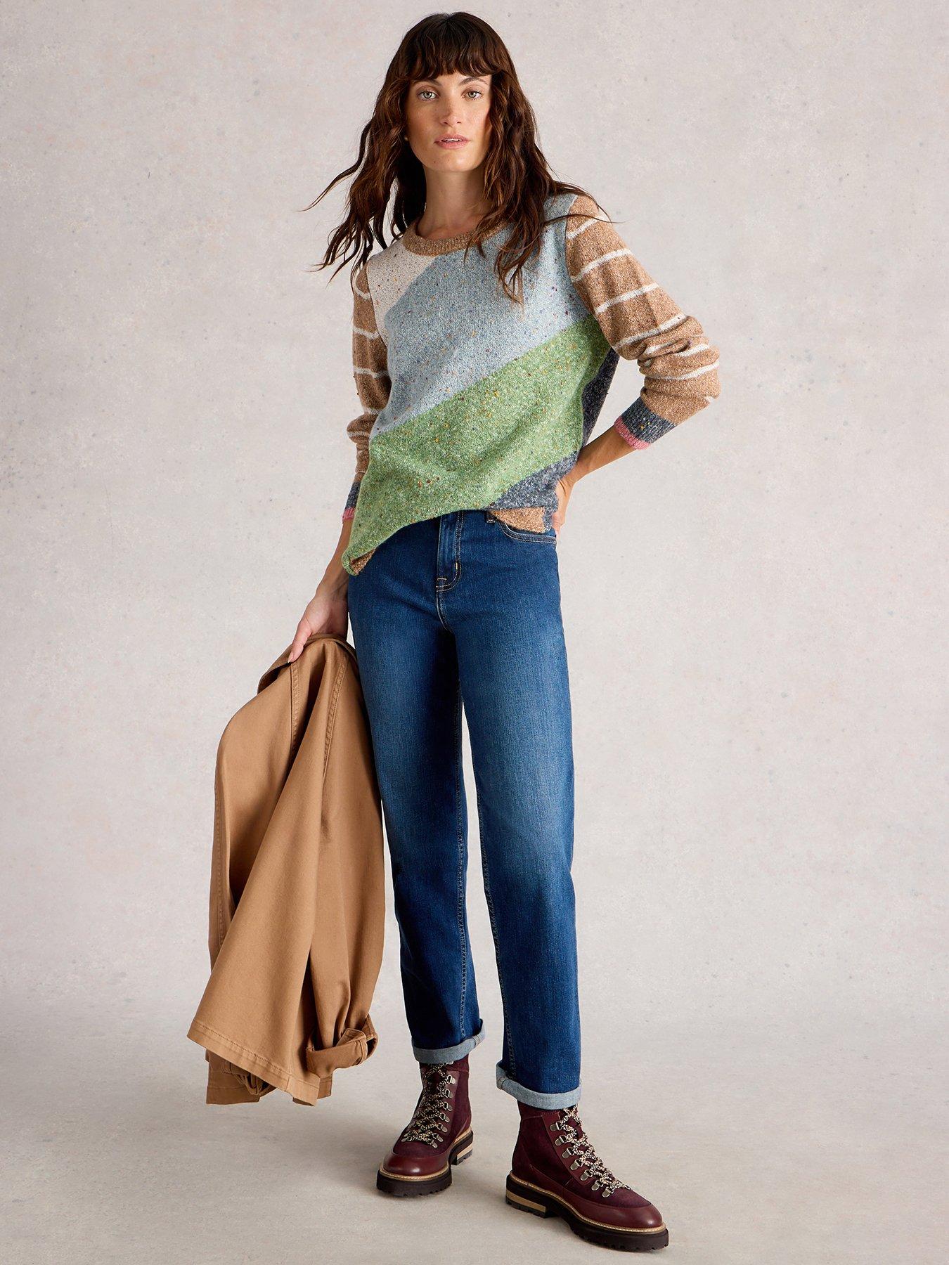 Image 3 of 6 of White Stuff Talia Nep Jumper - Green