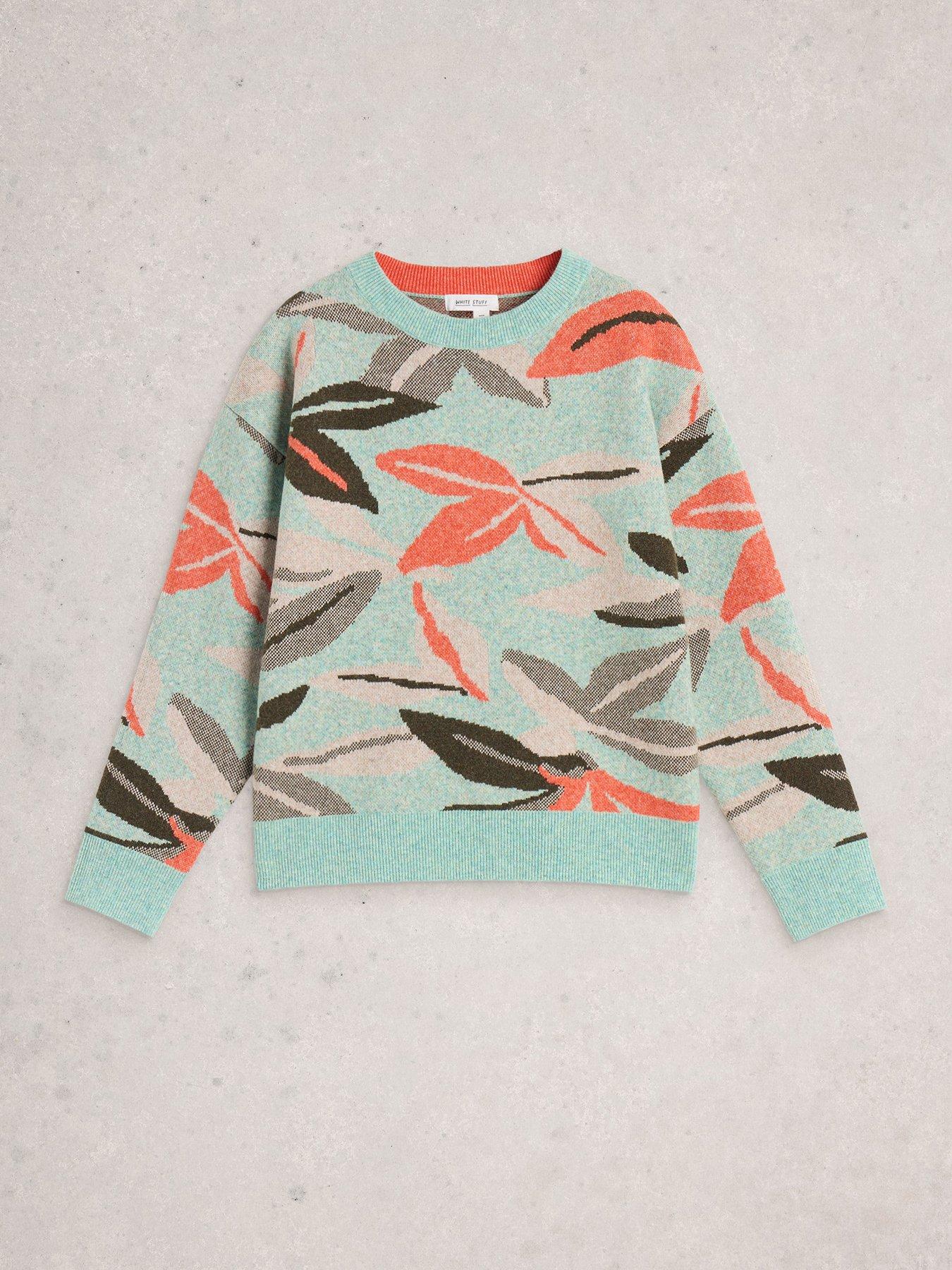 Image 5 of 6 of White Stuff Petal Jumper - Green