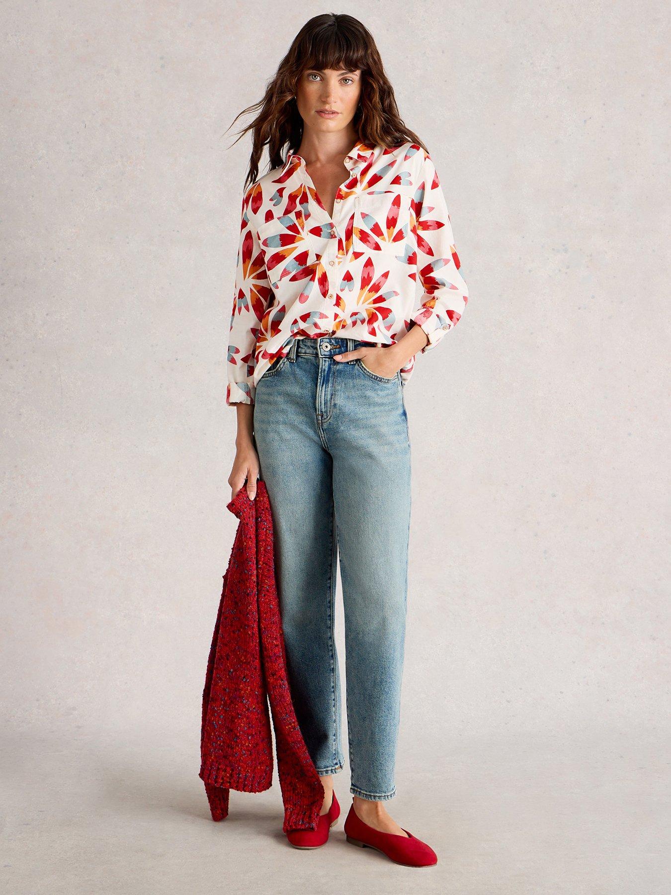 Image 3 of 6 of White Stuff Sophie Cotton Shirt - White