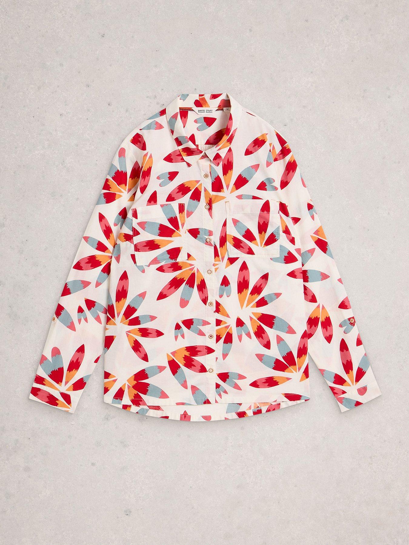 Image 5 of 6 of White Stuff Sophie Cotton Shirt - White