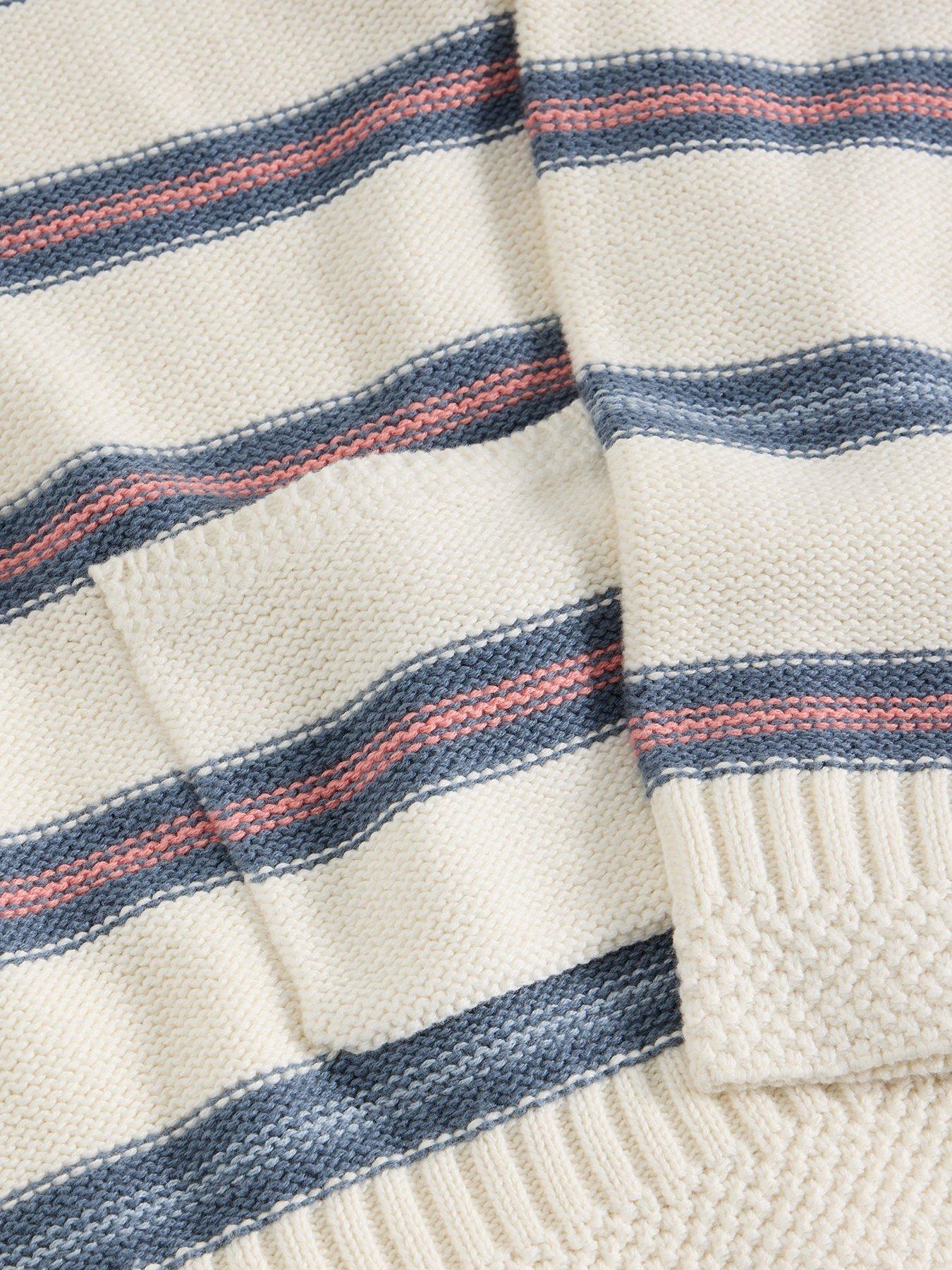 Image 6 of 6 of White Stuff Victoria Stripe Jumper - White