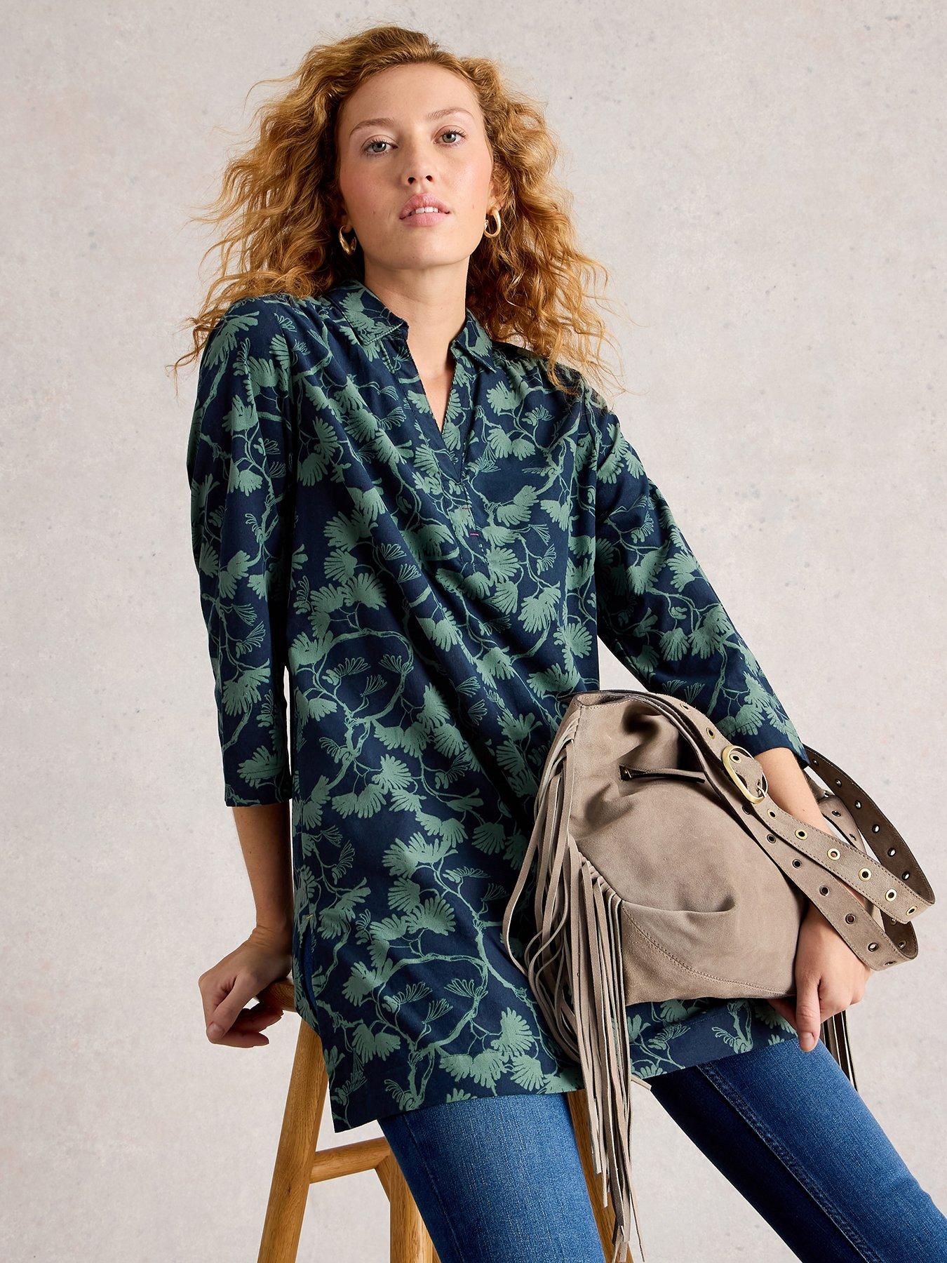 undefined Blake Cord Tunic - Navy