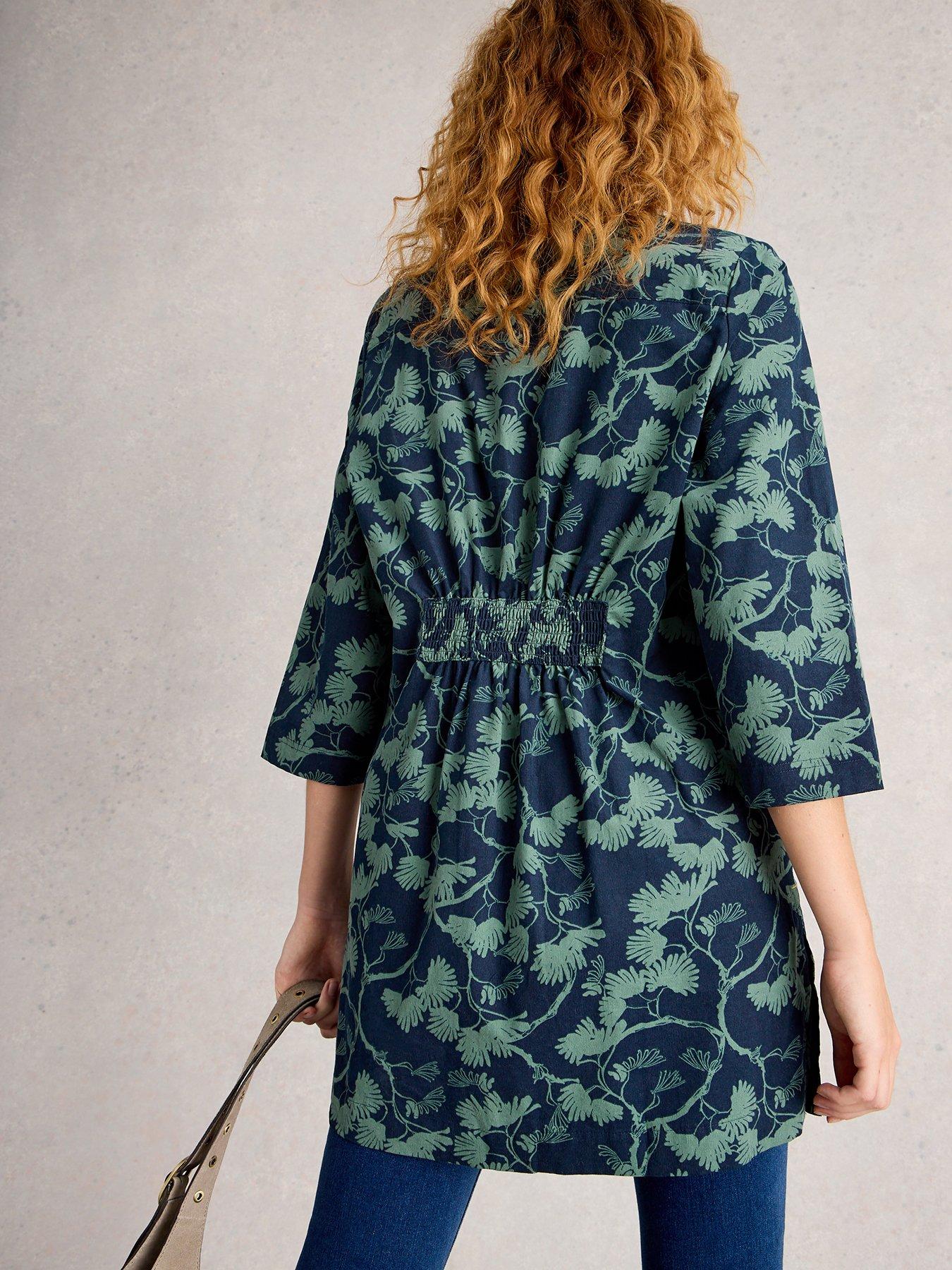 Image 2 of 6 of White Stuff Blake Cord Tunic - Navy
