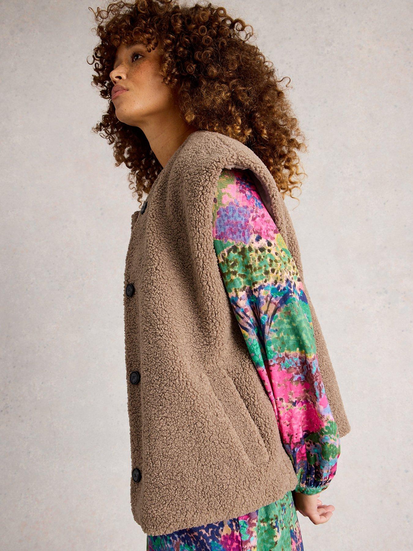 Image 5 of 6 of White Stuff Borg Gilet - Beige