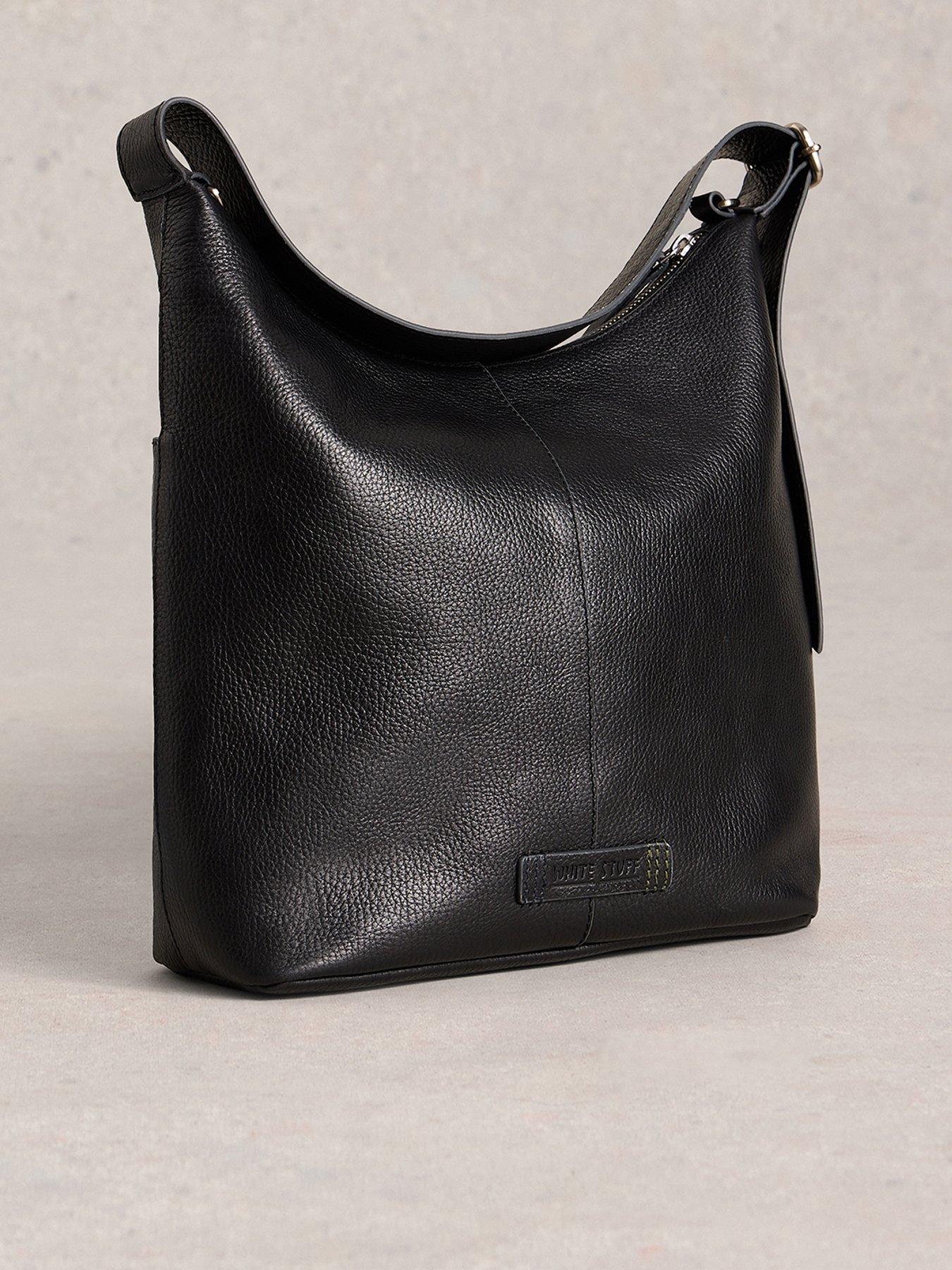 White Stuff Sophia Leather Crossbody - Black