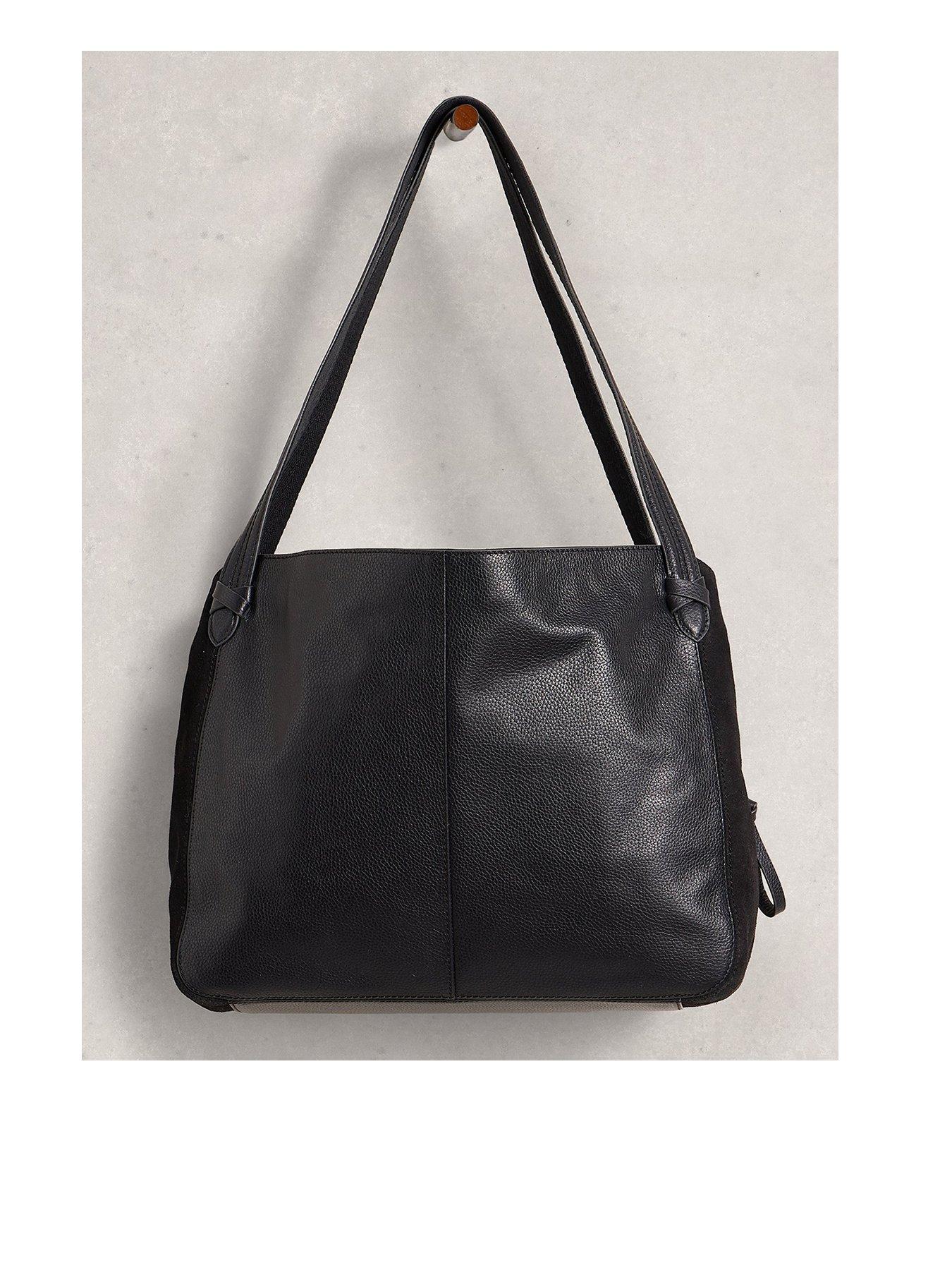 White Stuff Hettie Leather Tote - Black