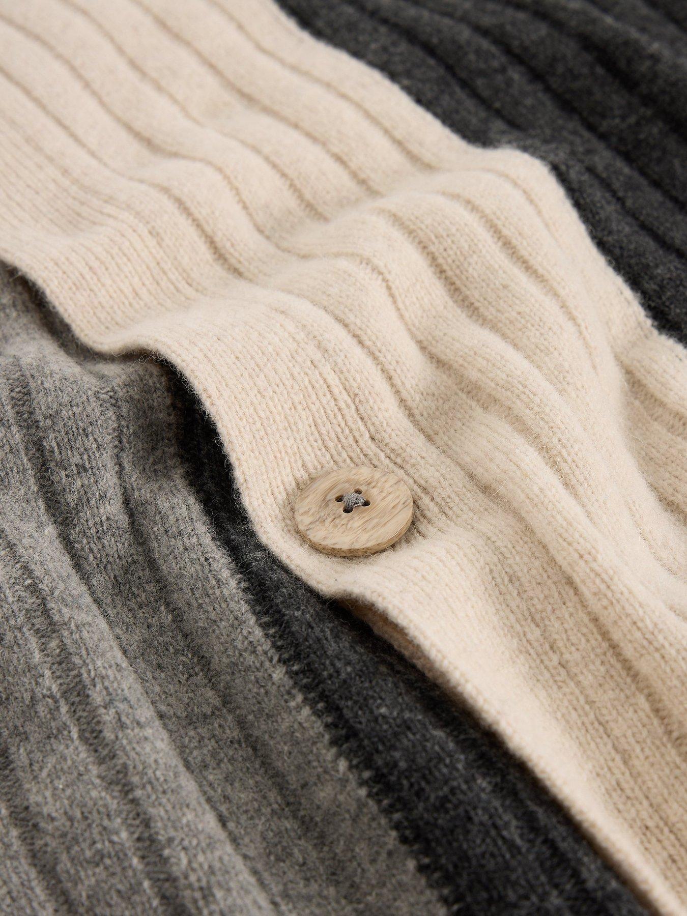 Image 5 of 5 of White Stuff Ava Knitted Poncho - Grey