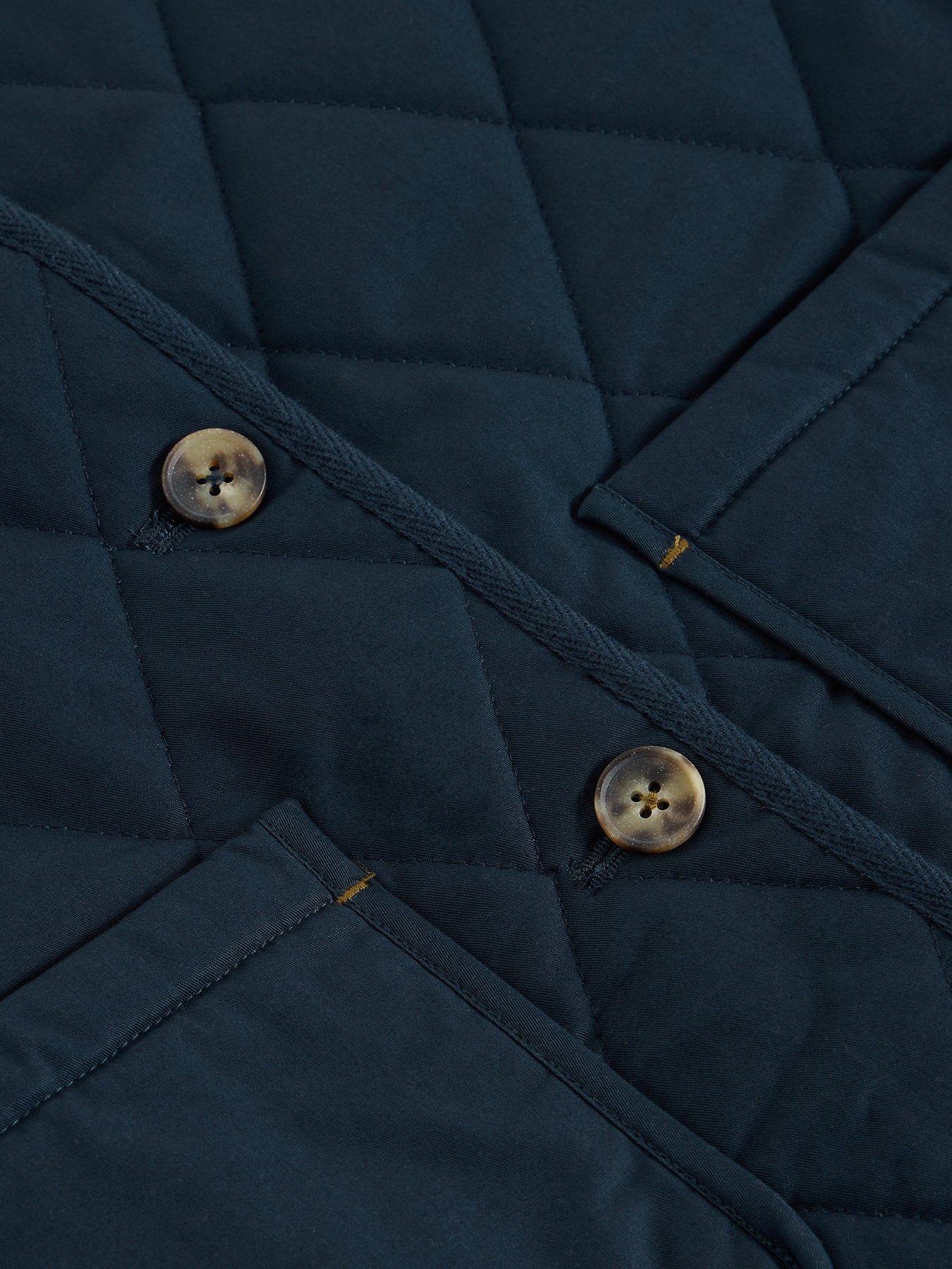 Image 6 of 6 of White Stuff Emily Quilted Gilet - Navy