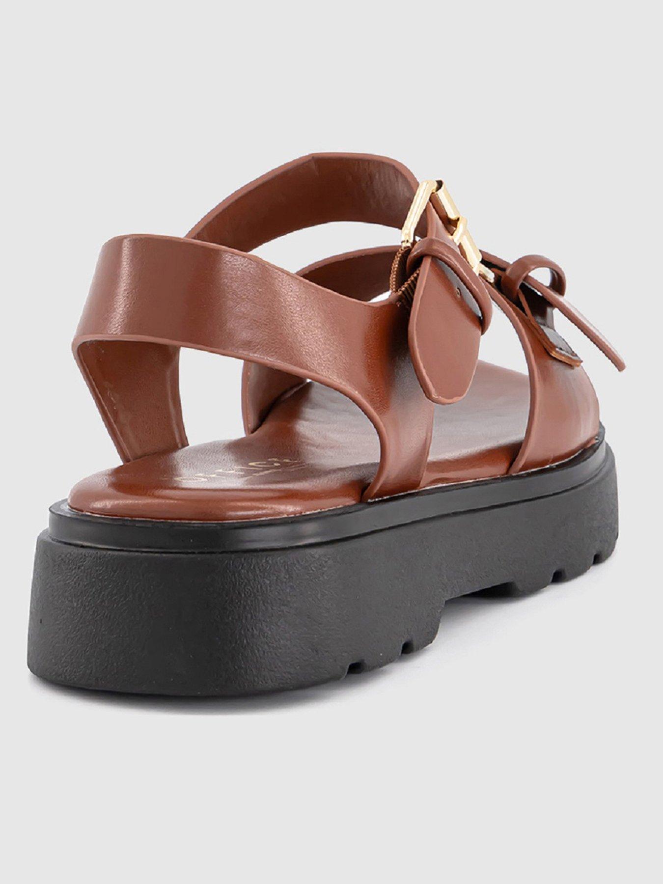  image of office-gemma--double-buckle-chunky-sandal