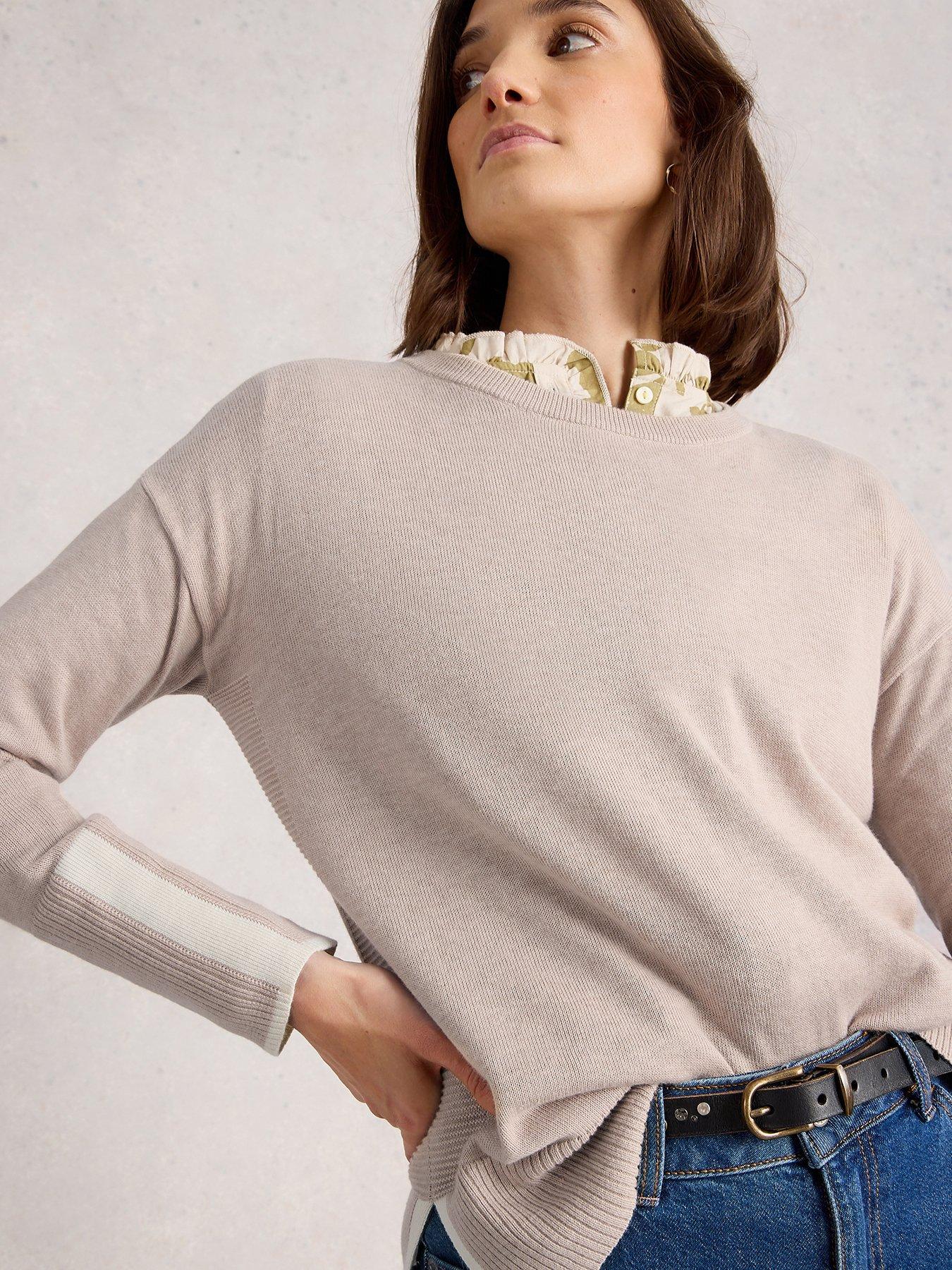 Image 4 of 6 of White Stuff Olive Jumper - Beige