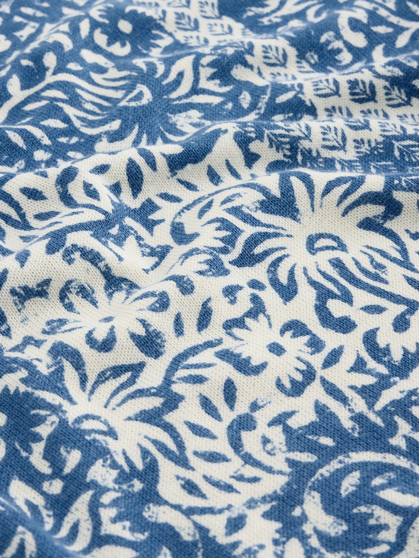 Image 6 of 6 of White Stuff Olive Print Jumper - Blue