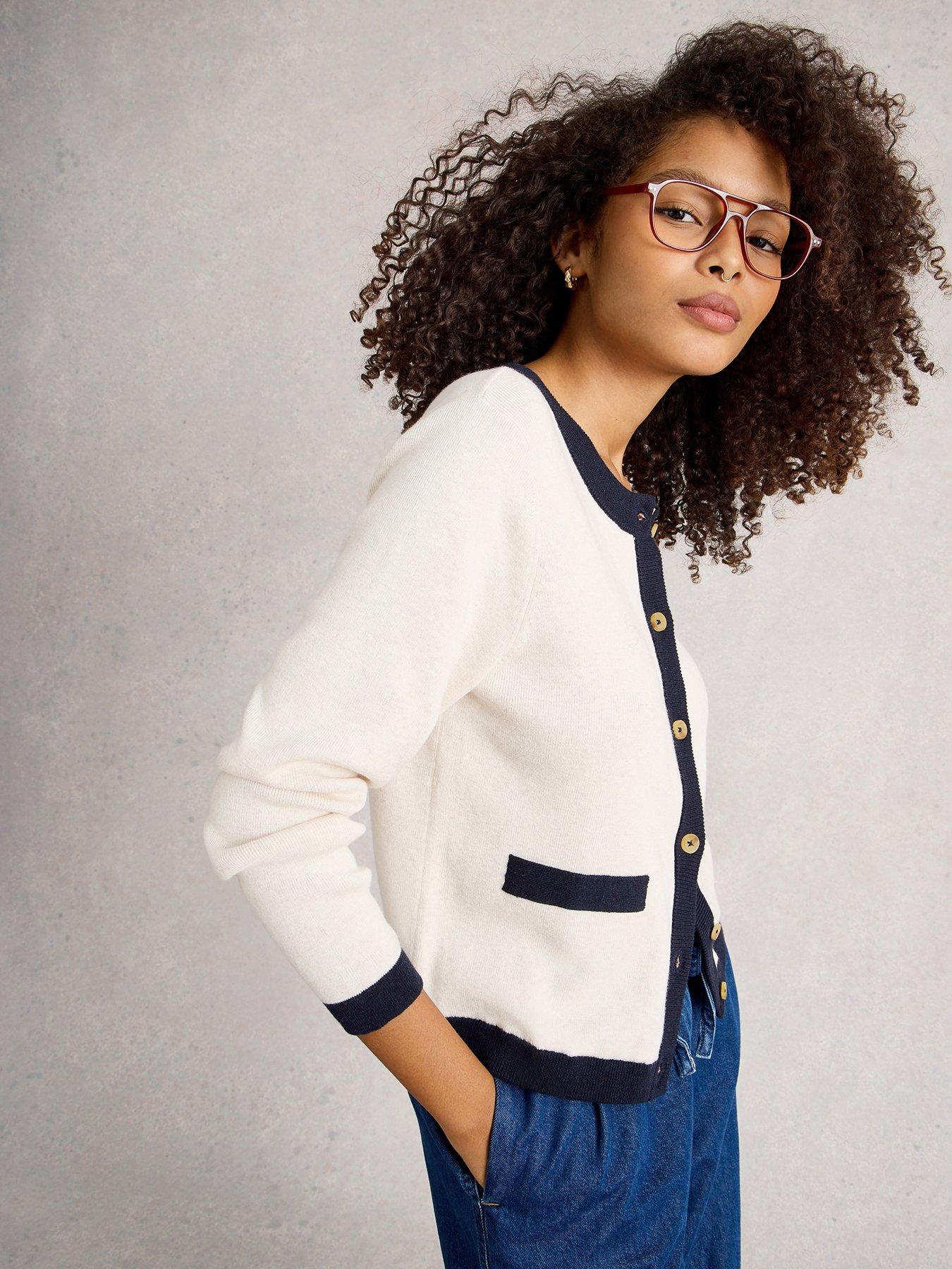 White Stuff Charlotte Cardi - Beige | Littlewoods