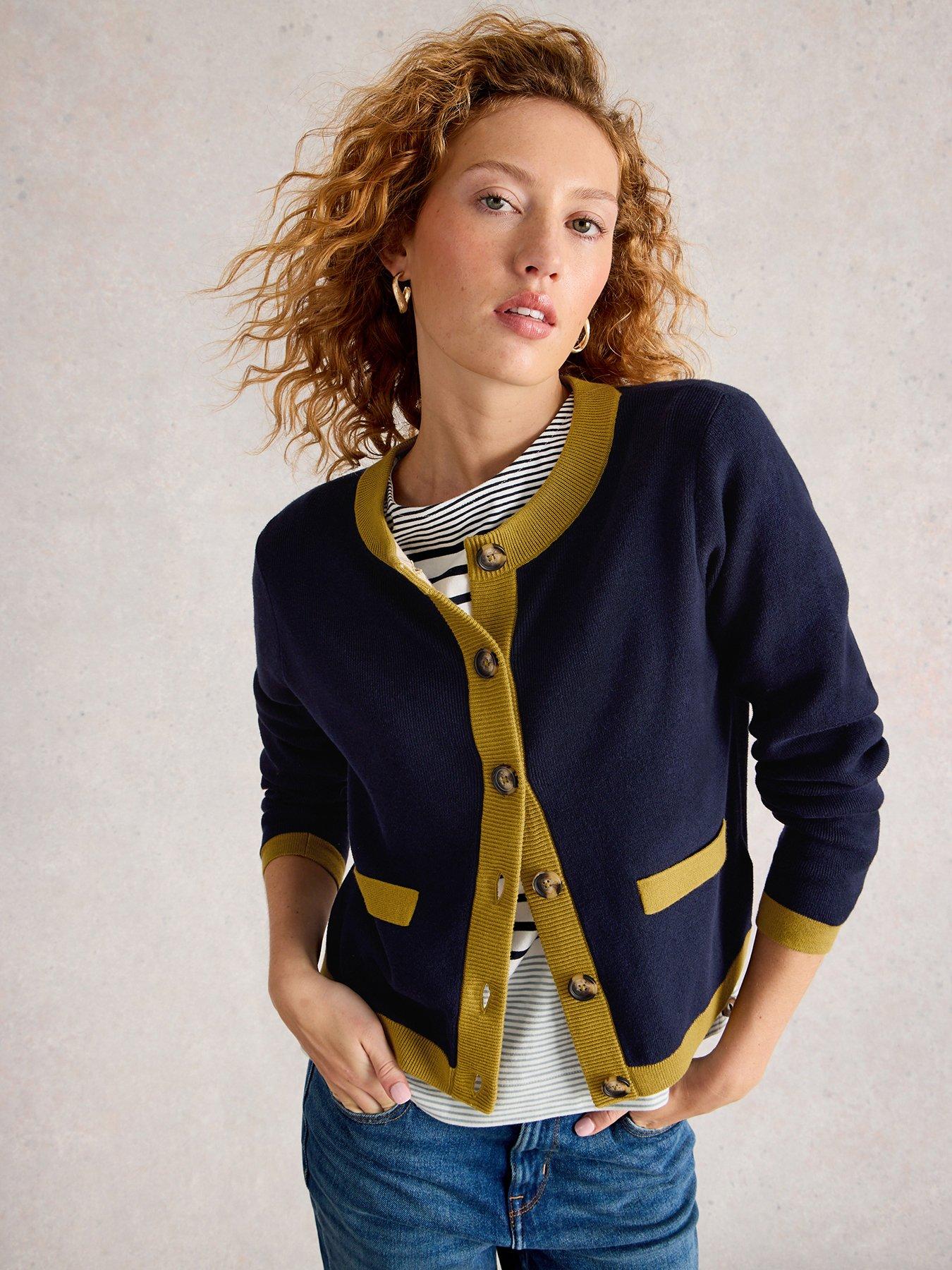 undefined Charlotte Cardigan - Navy