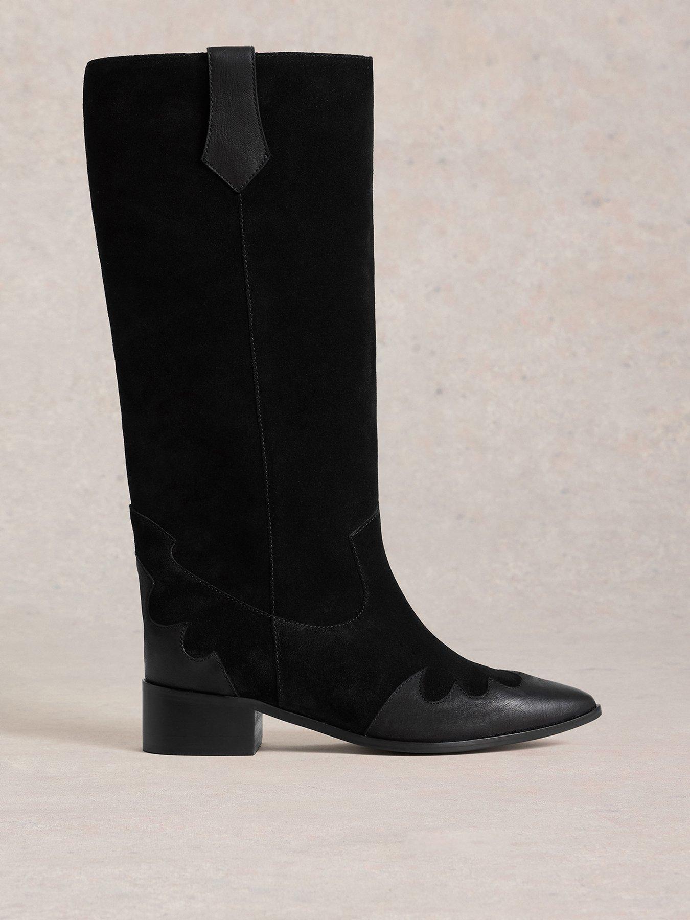 undefined Whitney Western Knee High Boot - Black