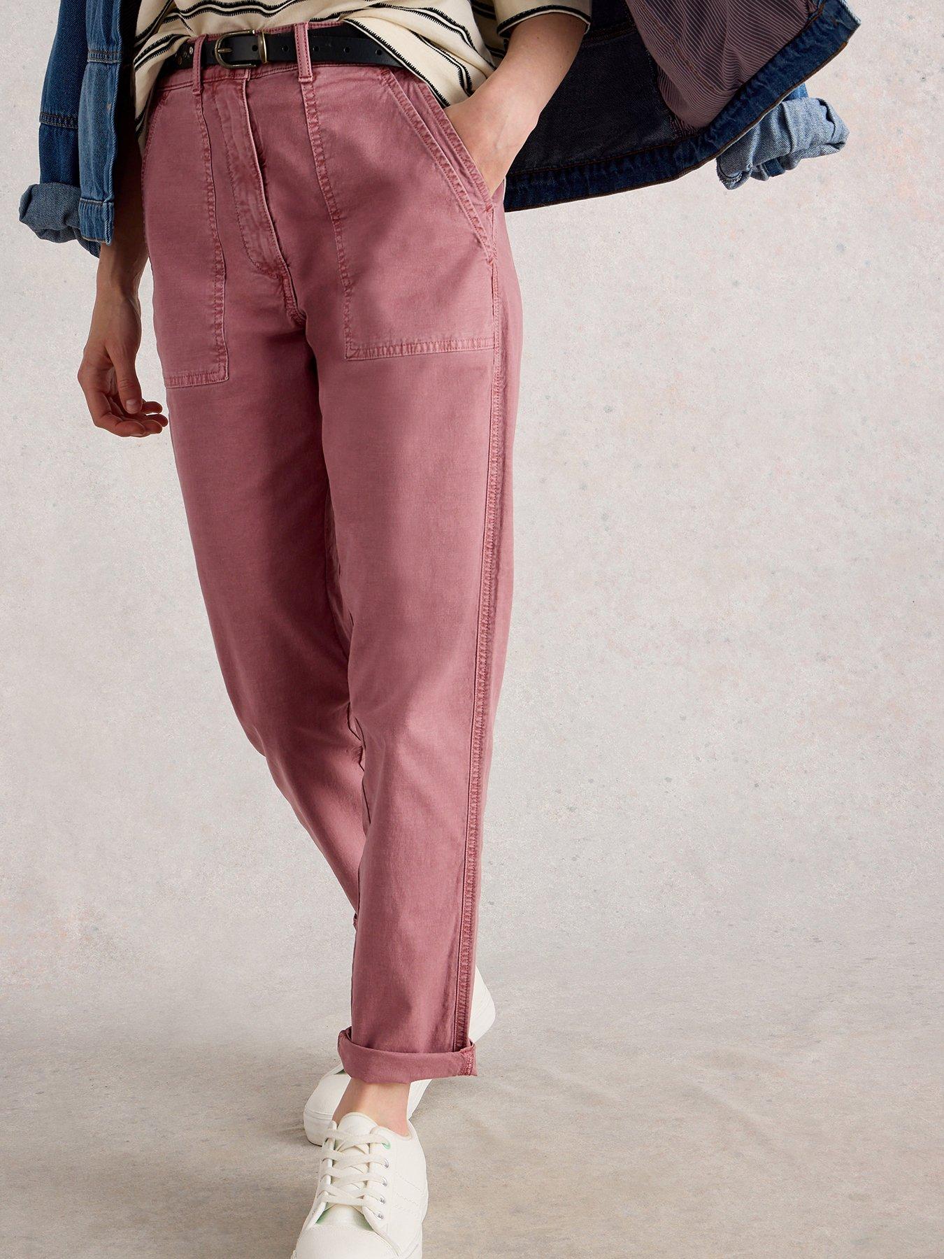 undefined Twister Chino Trouser - Pink