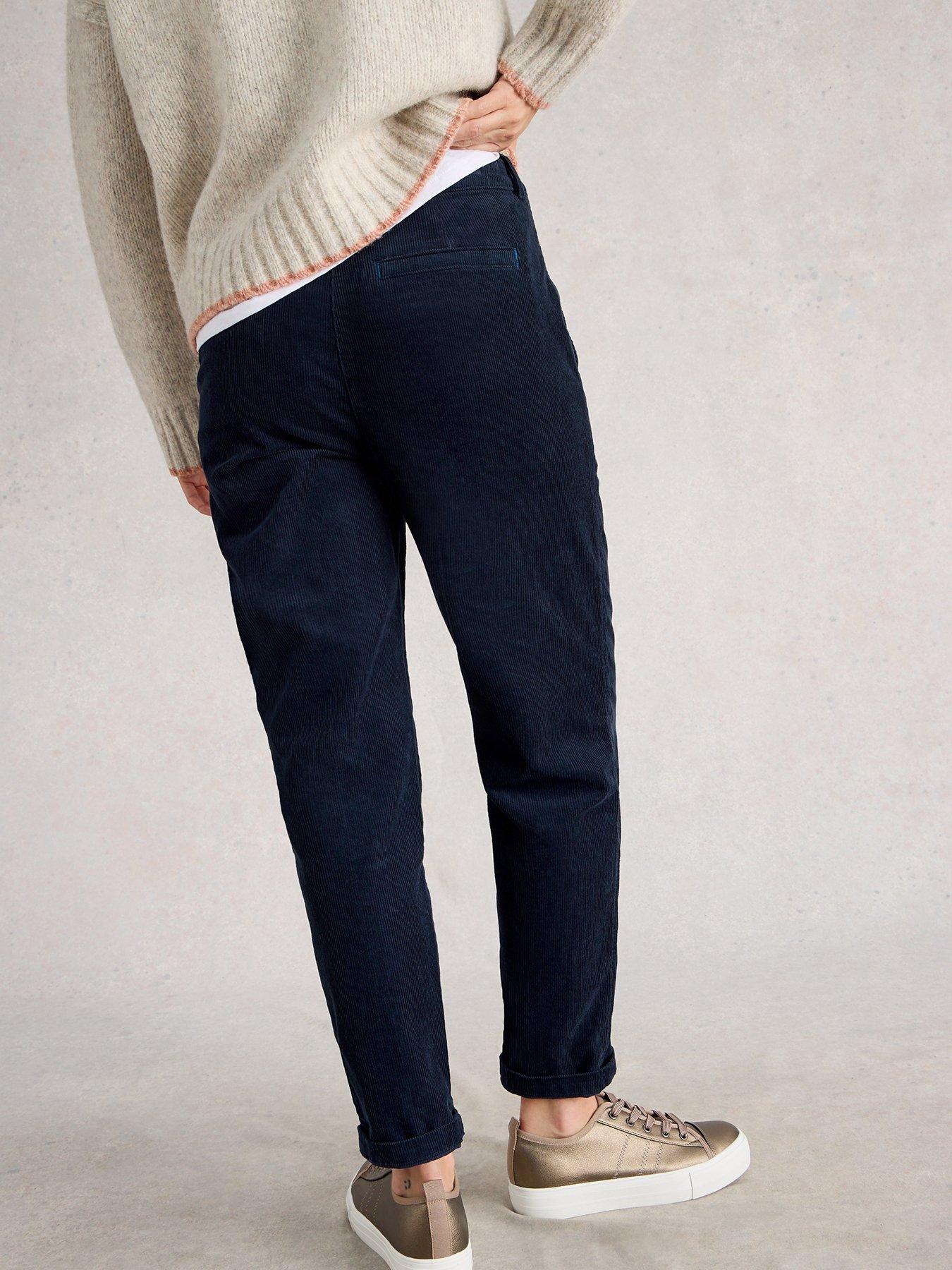 Image 2 of 6 of White Stuff Twister Cord Trouser - Navy