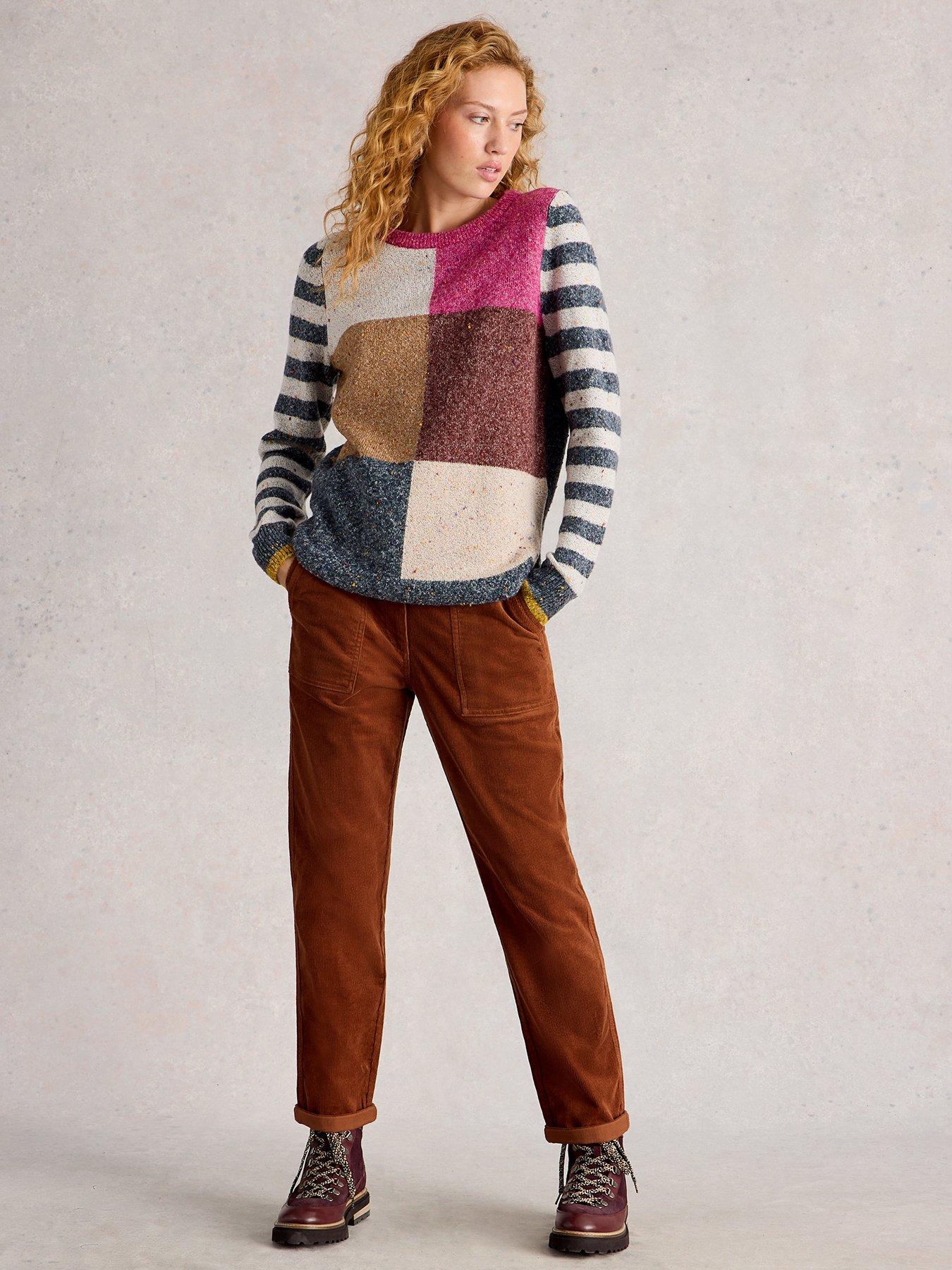 Image 3 of 6 of White Stuff Twister Cord Trouser - Beige