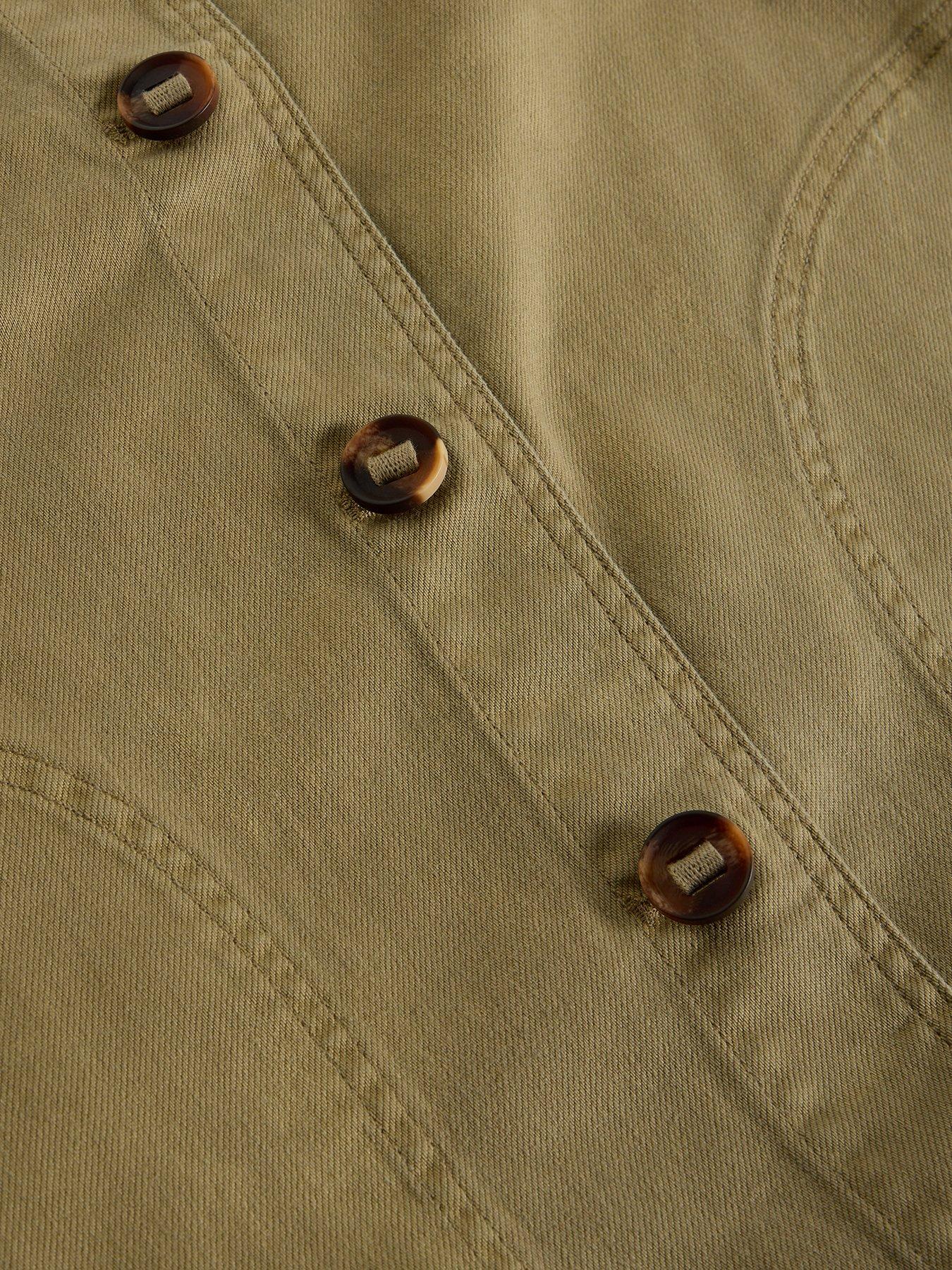 Image 6 of 6 of White Stuff Eden Denim Jacket - Green