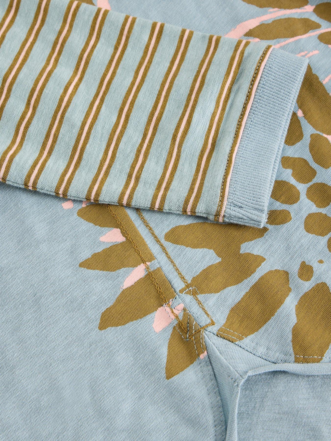 Image 6 of 6 of White Stuff Clara Long Sleeve T-Shirt &nbsp;- Green