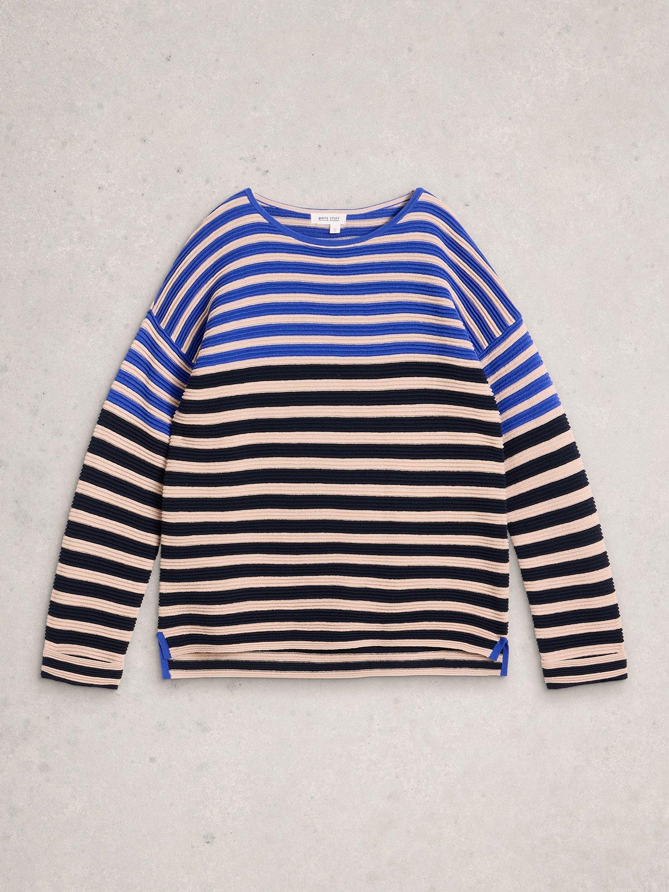 Image 5 of 6 of White Stuff Striped Jumpers - Blue