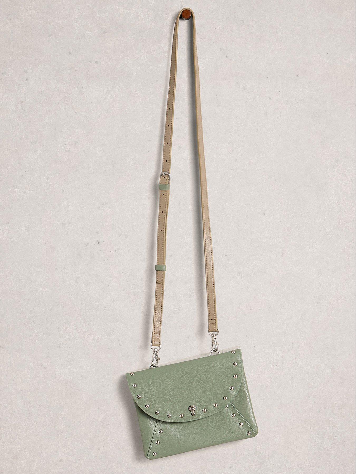 Image 2 of 4 of White Stuff Coco Convertible Crossbody Bag - Green