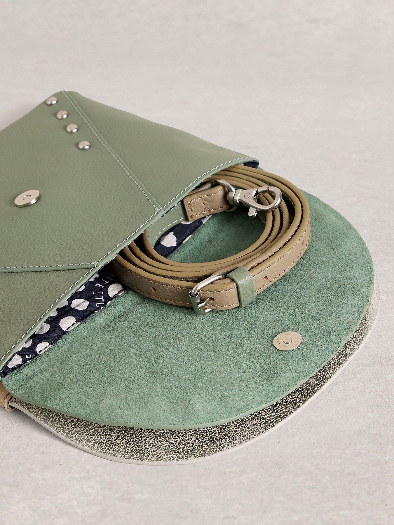 Image 3 of 4 of White Stuff Coco Convertible Crossbody Bag - Green