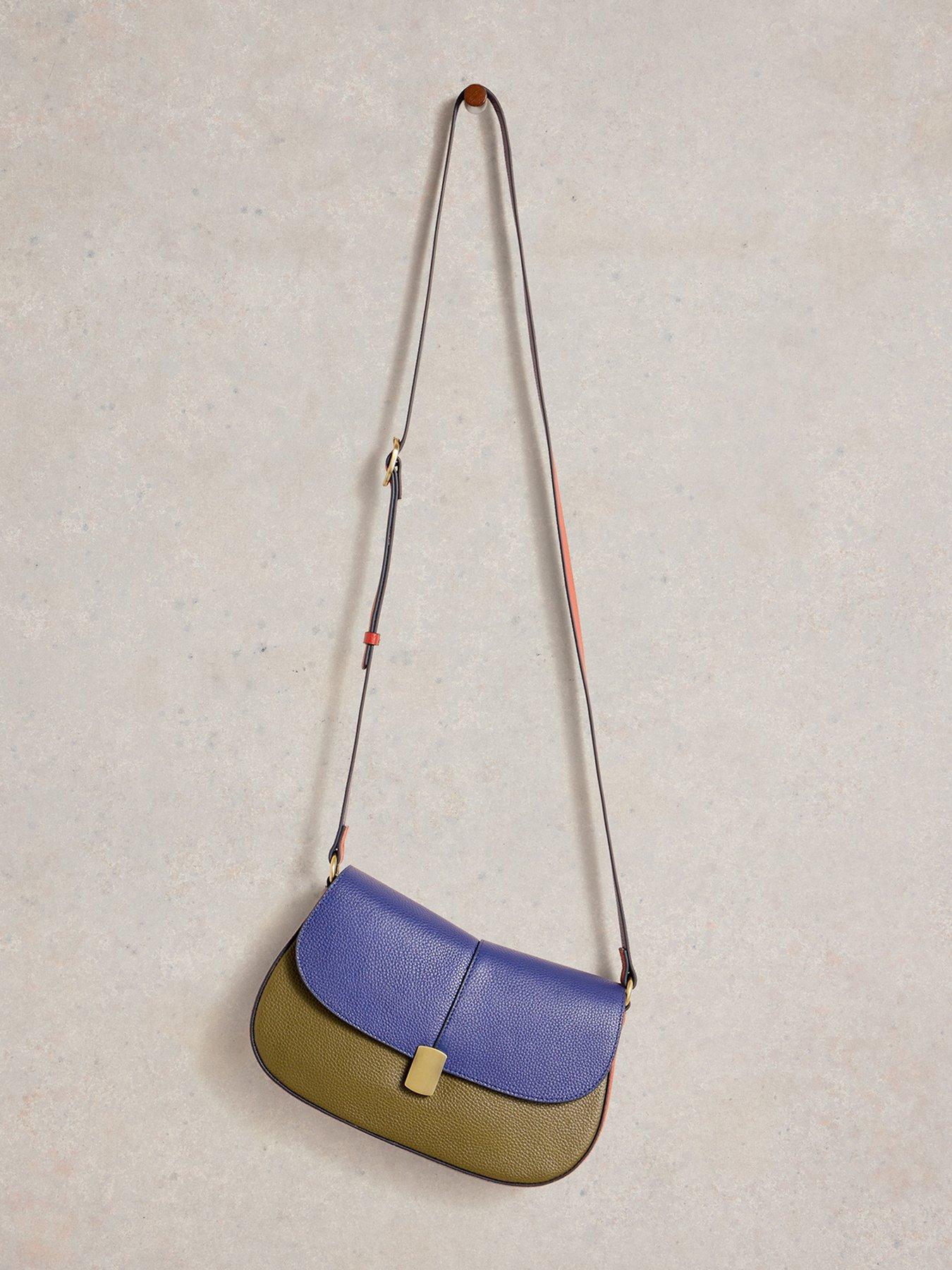 Image 2 of 4 of White Stuff Silvy Lock Crossbody Bag - Blue