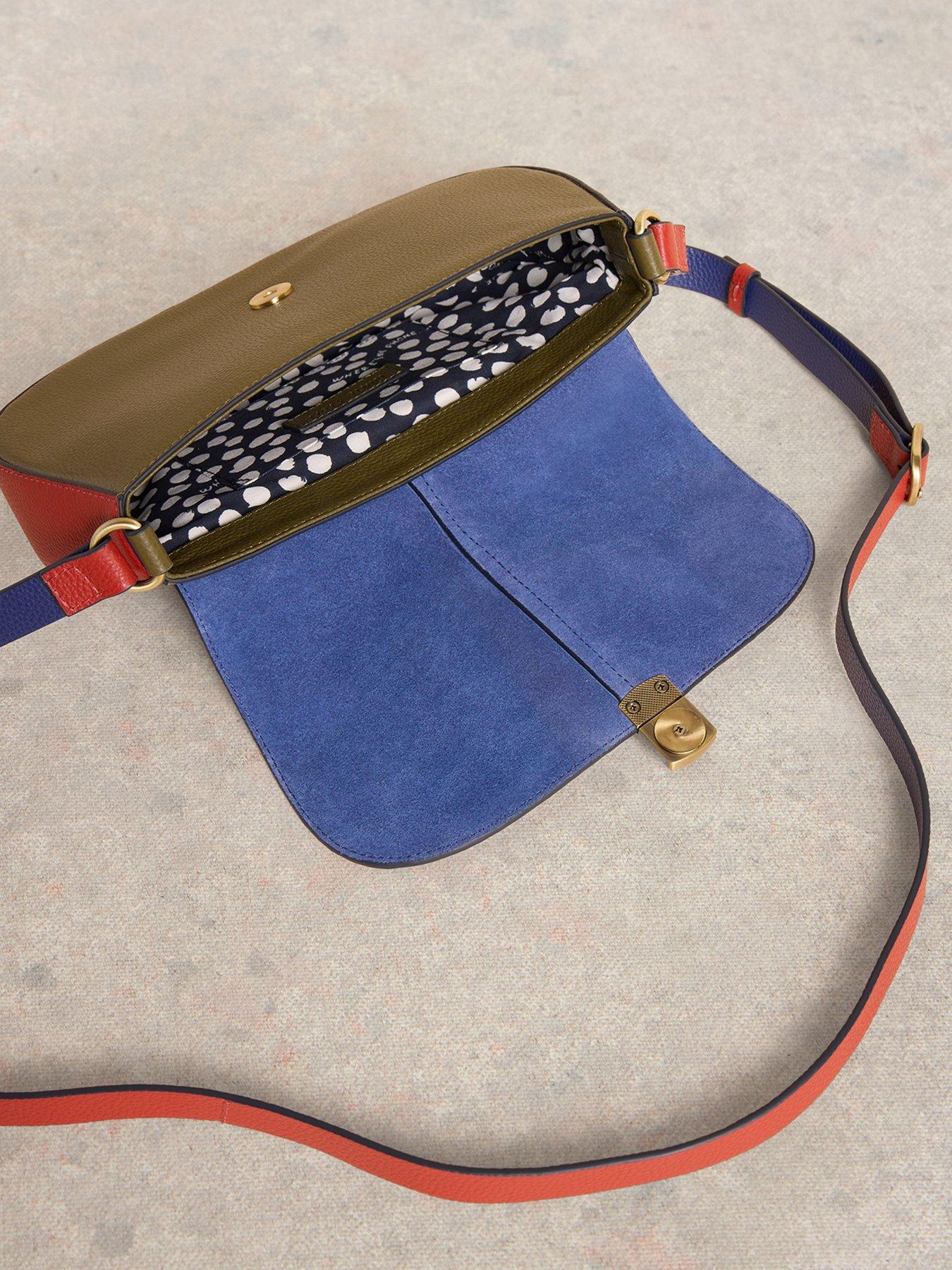 Image 3 of 4 of White Stuff Silvy Lock Crossbody Bag - Blue